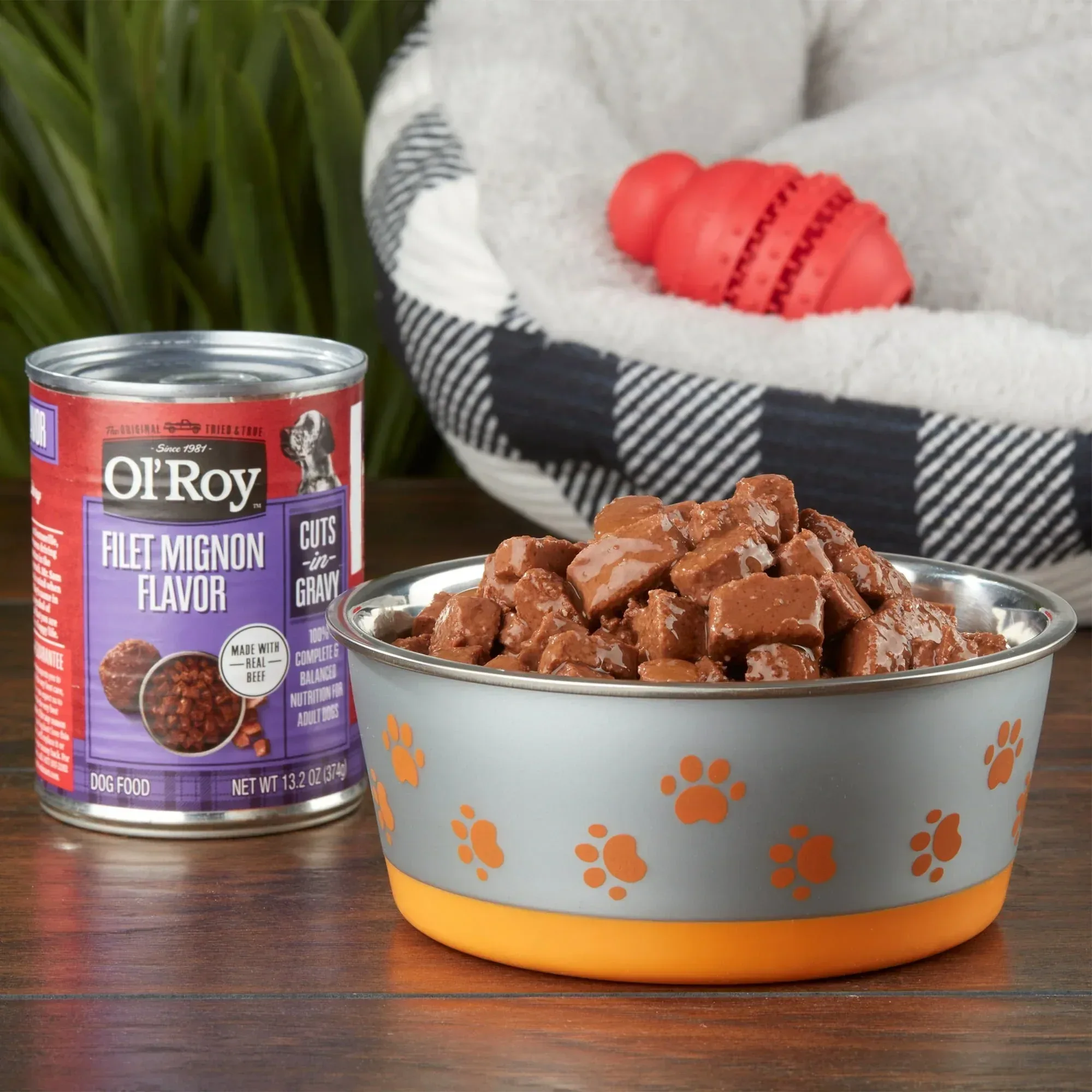 Ol' Roy Filet Mignon Flavor Cuts in Gravy, 13.2 oz Can - Image 24
