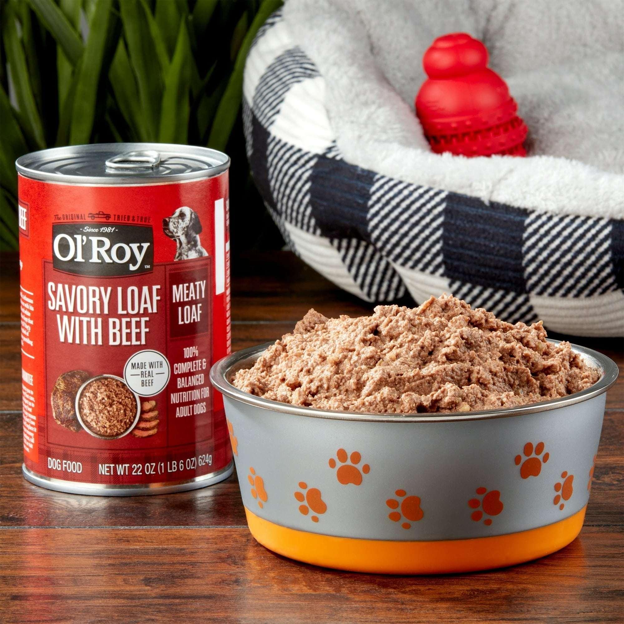 Ol' Roy Savory Loaf with Beef Wet Dog Food, 22 oz - Image 11