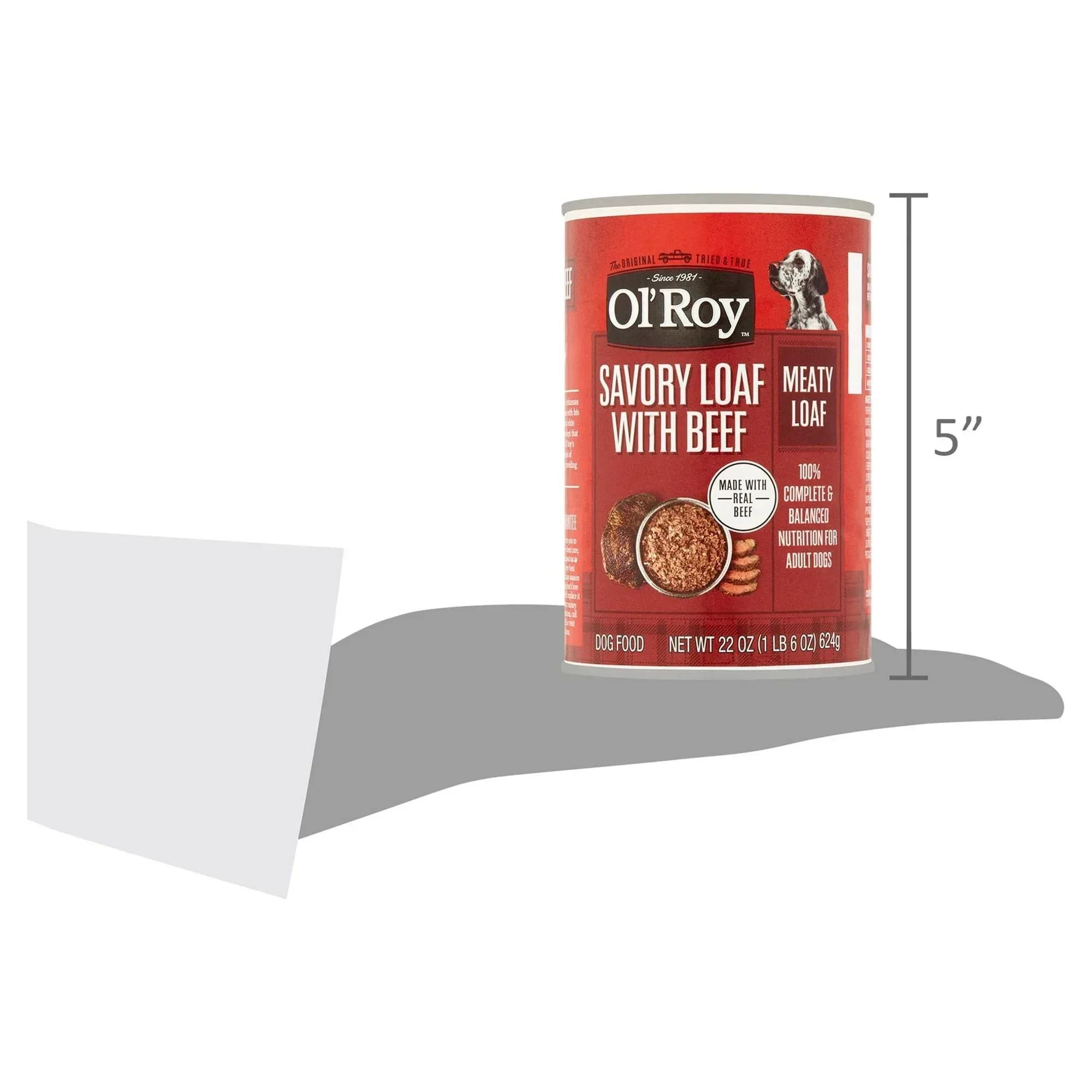 Ol' Roy Savory Loaf with Beef Wet Dog Food, 22 oz - Image 8