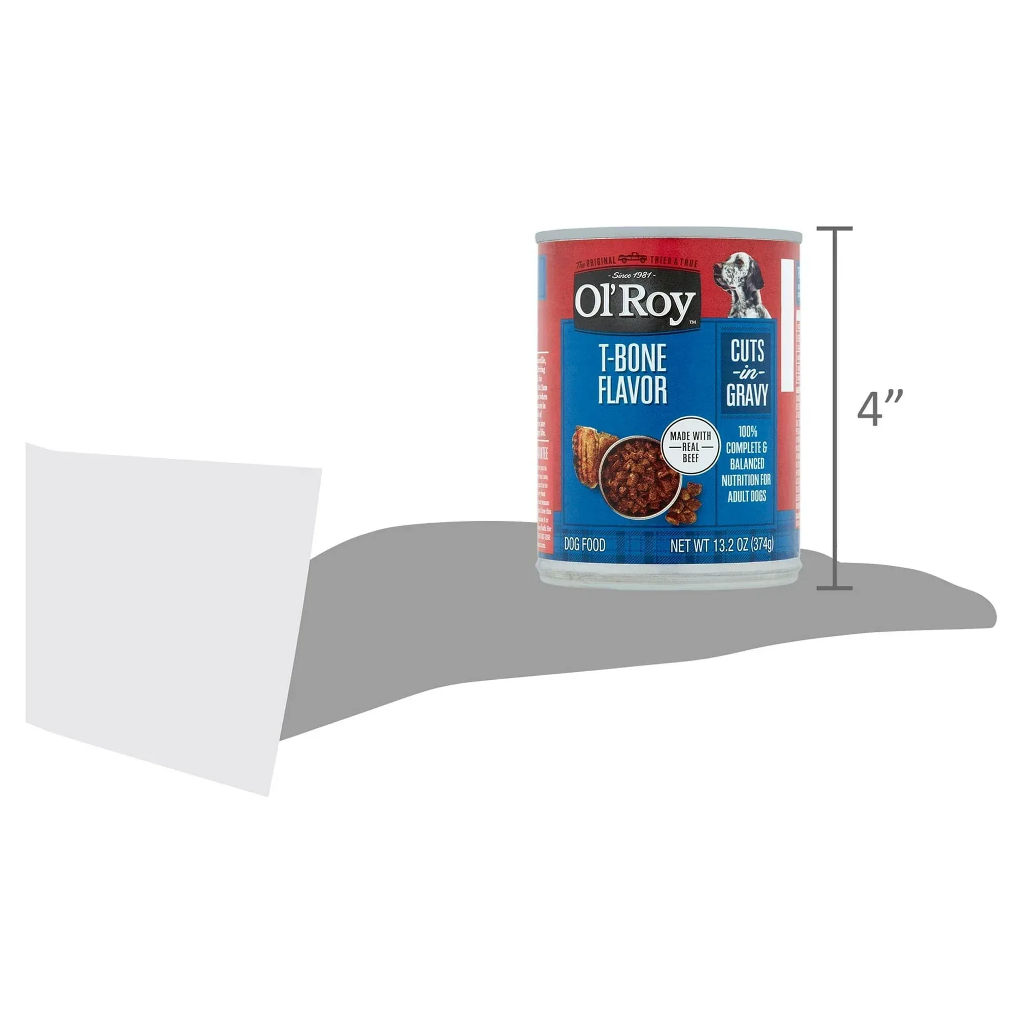 Ol' Roy T-Bone Flavor Cuts in Gravy Wet Dog Food, 13.2 oz Can - Image 16