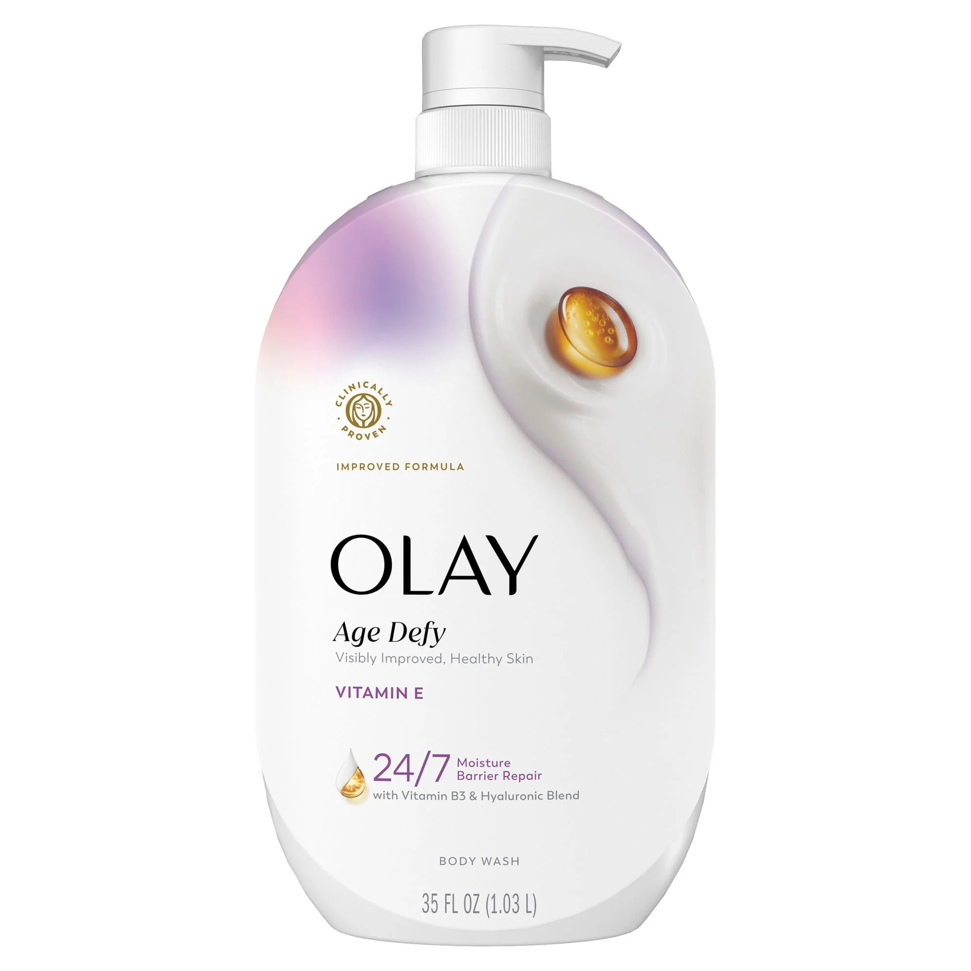 Olay Age Defy Body Wash, Ultra Moisture, Vitamin B3 & Hyaluronic, 35oz - Image 12
