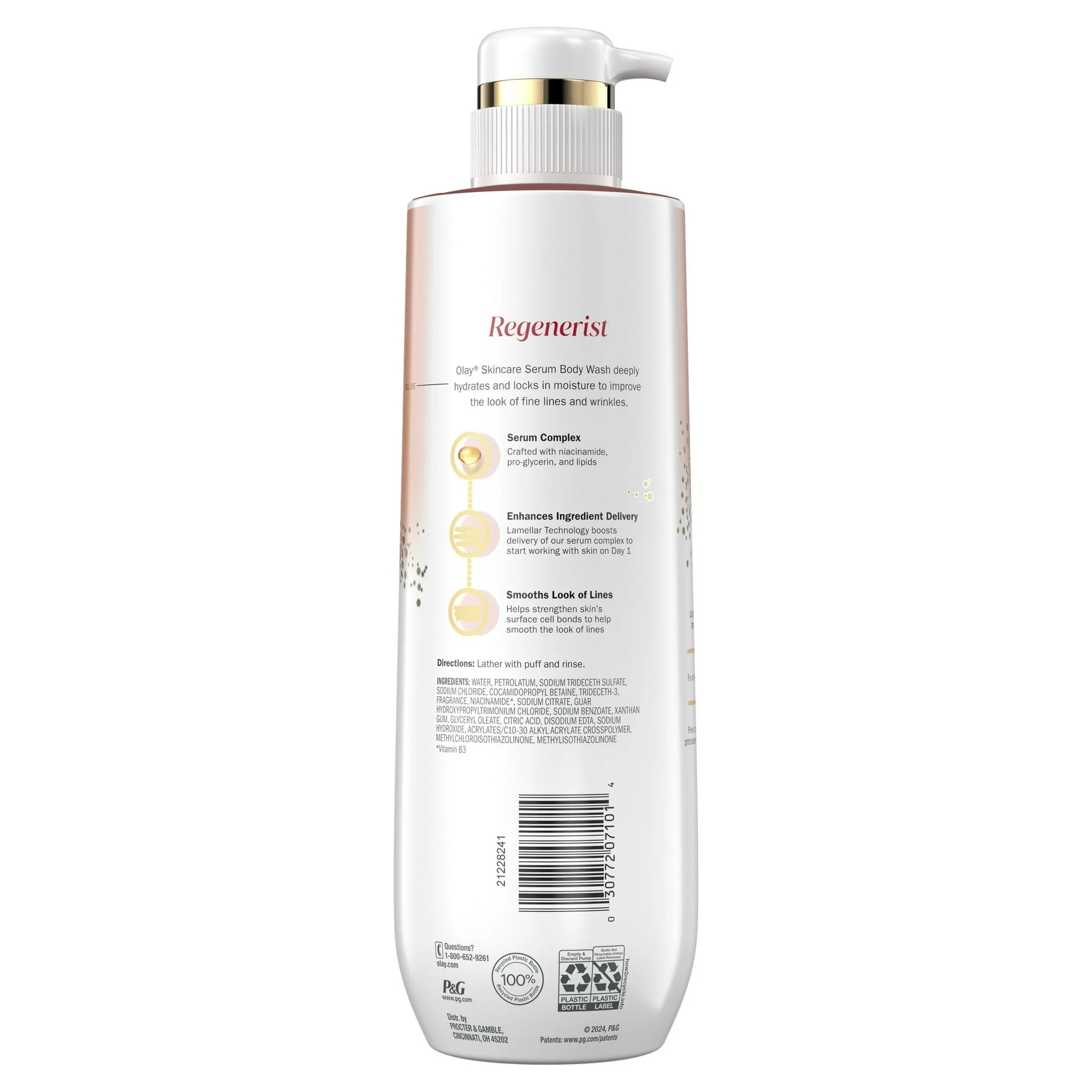 Olay Age Defying Body Wash for Women, Niacinamide, 20 fl Oz - Image 11