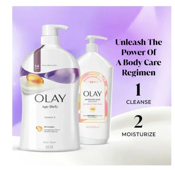 Olay Age Defying Body Wash for Women, Vitamin E, Pump, 33 fl oz - Image 6