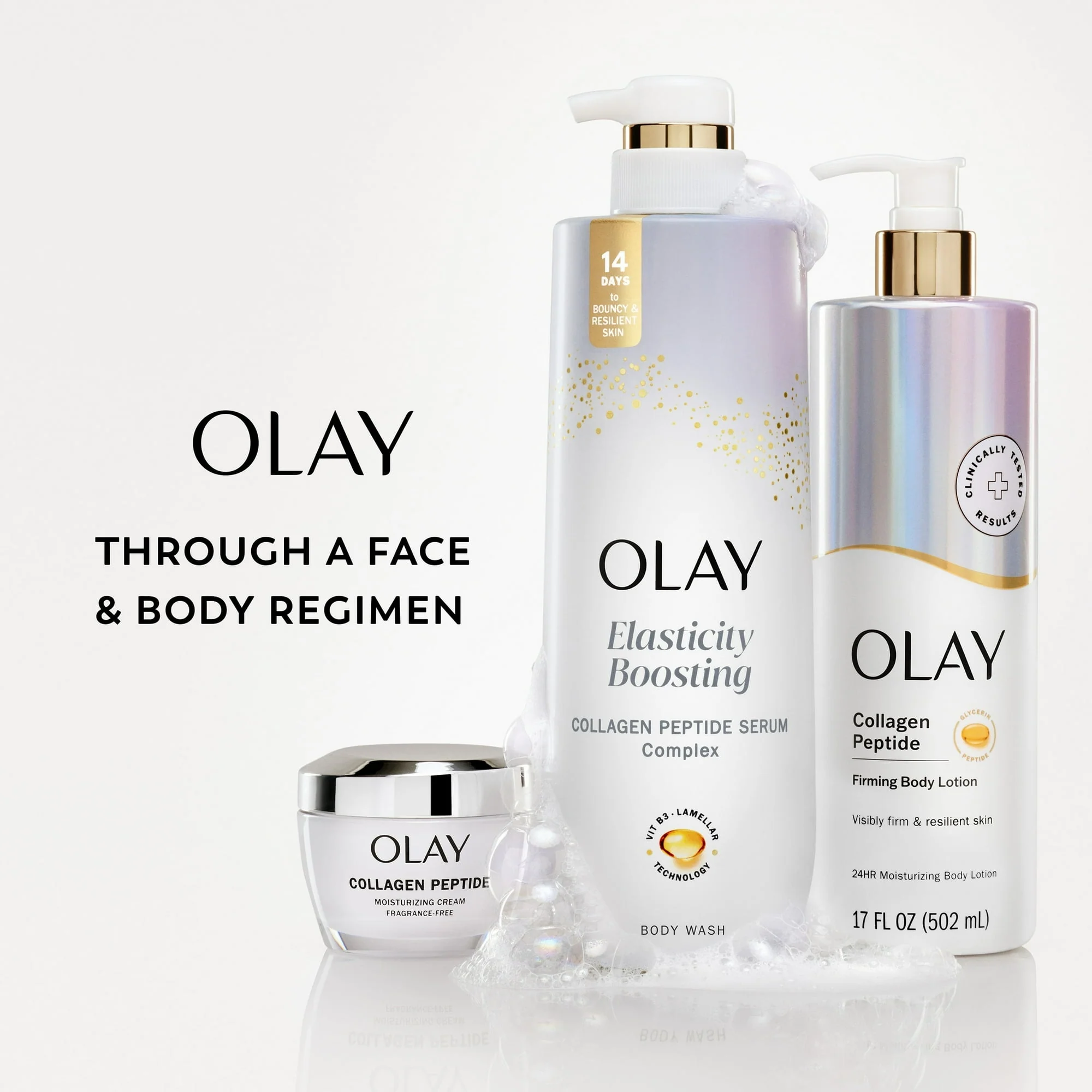 Olay Firming Body Wash for Women, Collagen, 20 fl oz - Image 8
