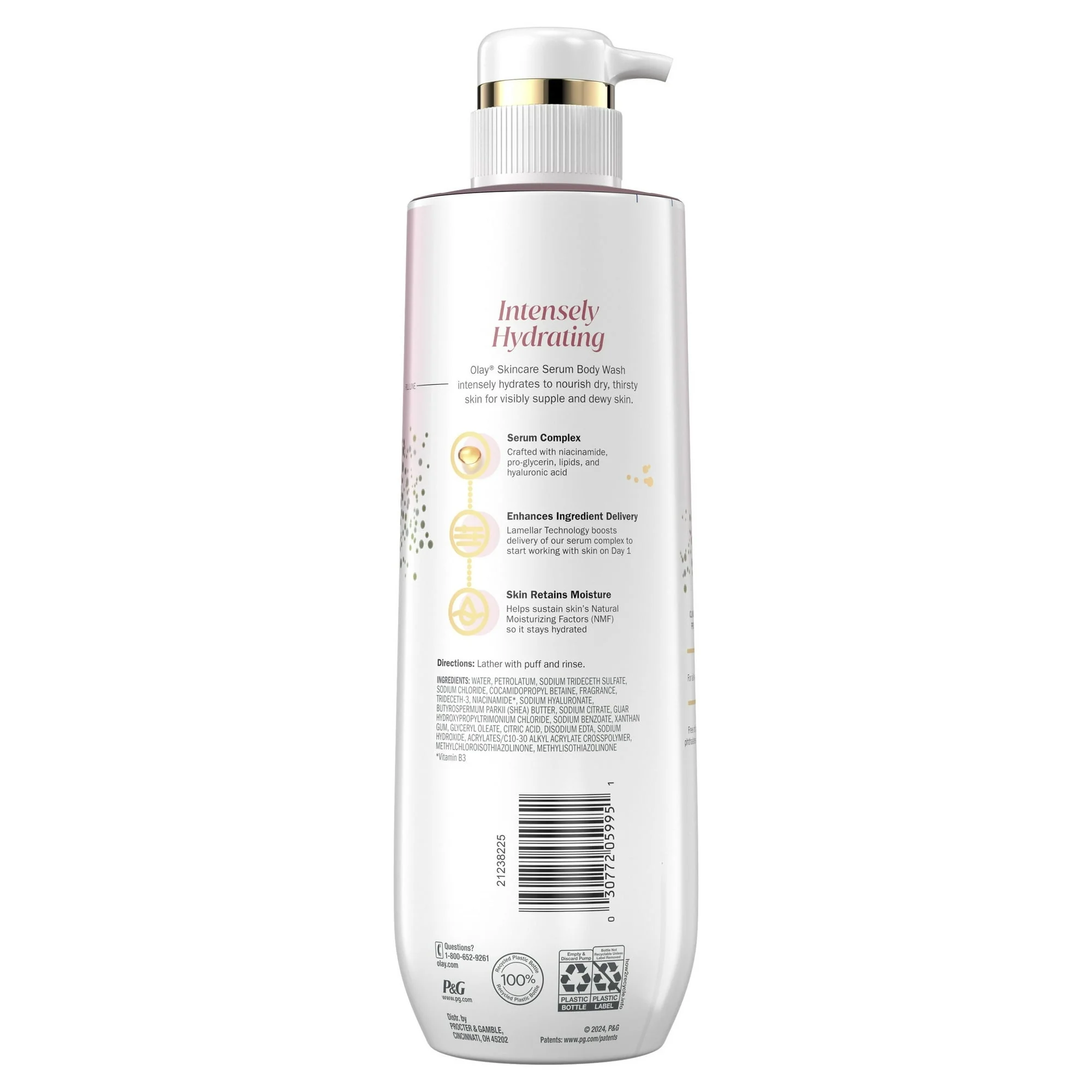 Olay Nourishing Body Wash for women, Hyaluronic Acid, 20 fl oz - Image 11