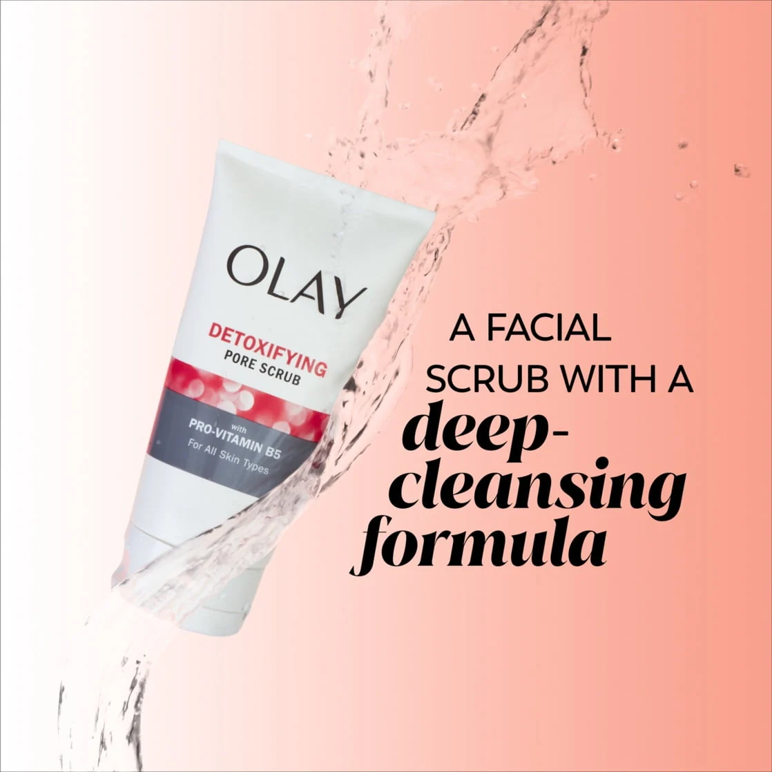 Olay Regenerist Detoxifying Face Wash Pore Scrub, 5.0 fl oz - Image 2