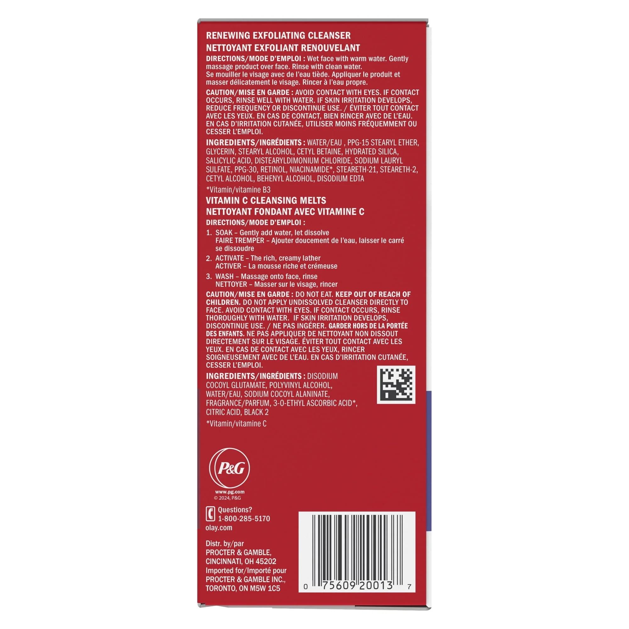 Olay Skin Care Beauty Retinol Duo Pack, Face Moisturizer & Face Wash, Smoothing and Anti-Aging, 1.7 oz - Image 11
