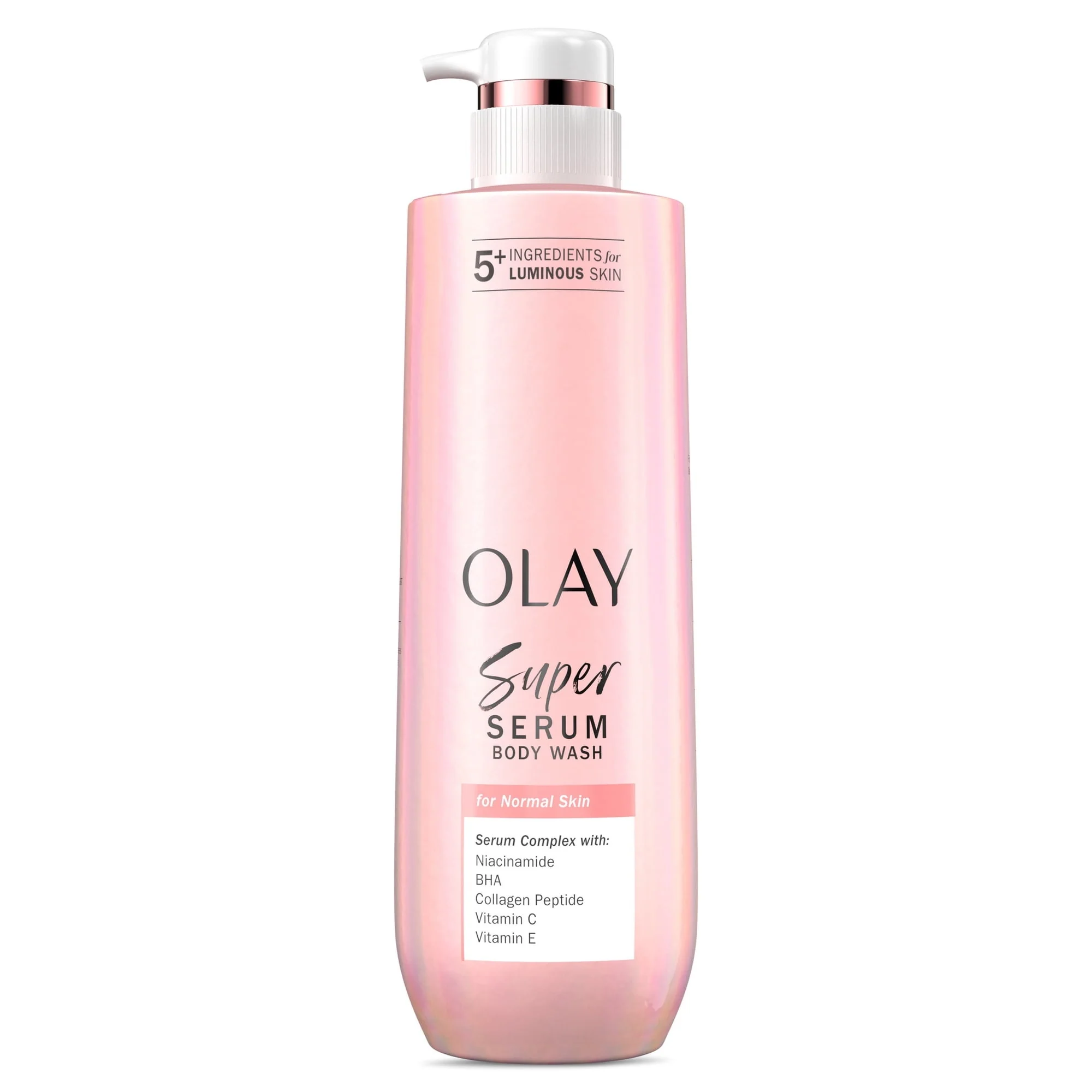 Olay Super Serum Body Wash for Extra Dry Skin, 20 fl oz, Serum Complex for Luminous Skin - Image 14