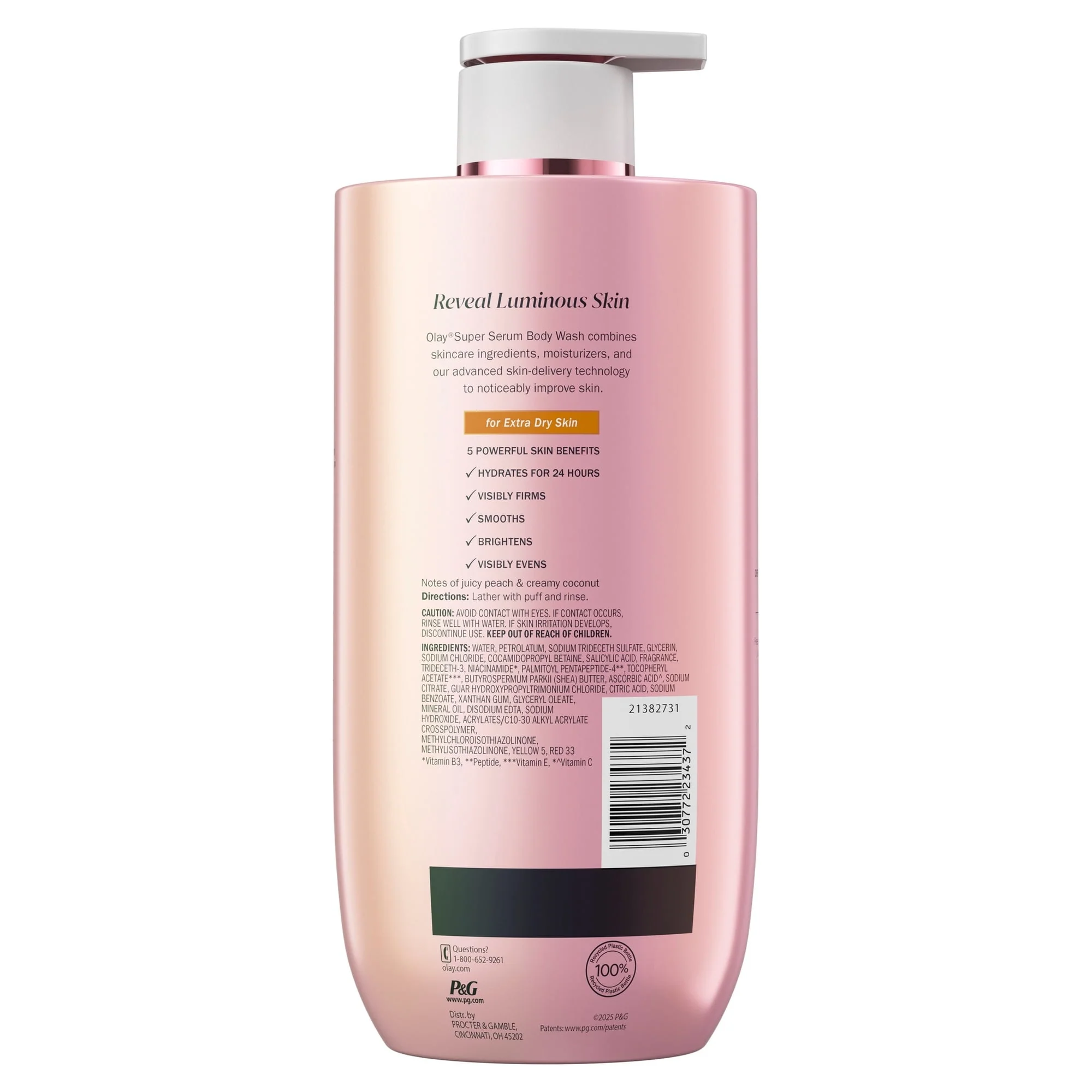 Olay Super Serum Body Wash for Extra Dry Skin, 28 fl oz, Serum Complex for Luminous Skin - Image 12