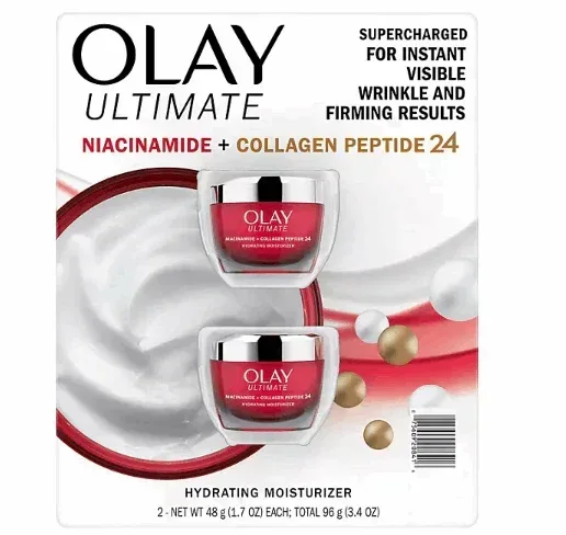 Olay Ultimate Niacinamide + Collagen Peptide 24 Hydrating Moisturizer, 1.7 oz., 2 pk. - Image 3