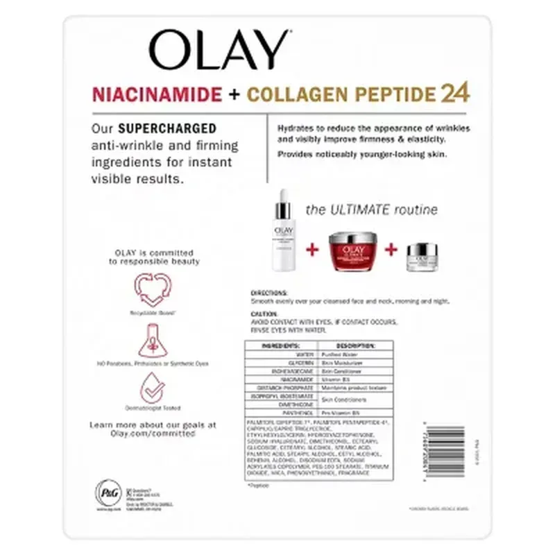 Olay Ultimate Niacinamide + Collagen Peptide 24 Hydrating Moisturizer (1.7 Oz., 2 Pk.) - Image 5