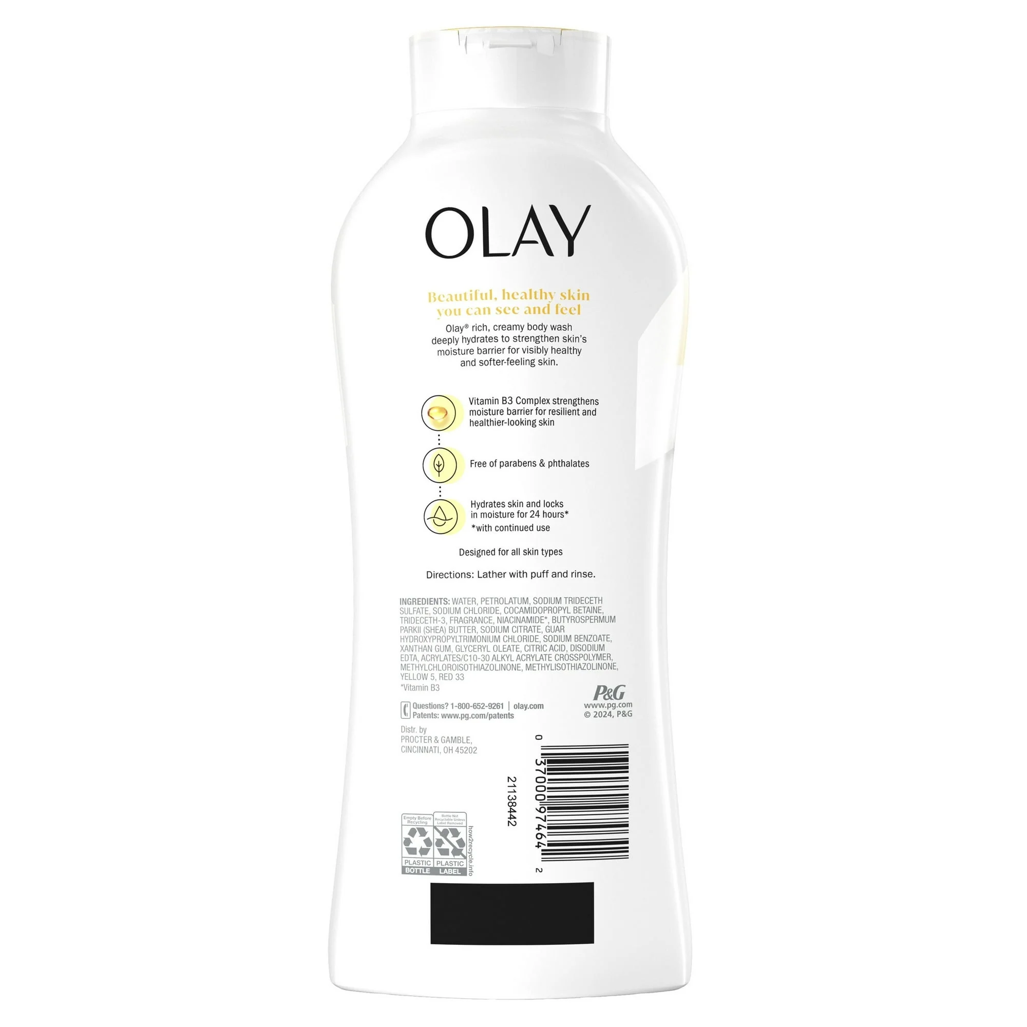Olay Ultra Moisture Body Wash with Shea Butter, 22 fl oz - Image 11