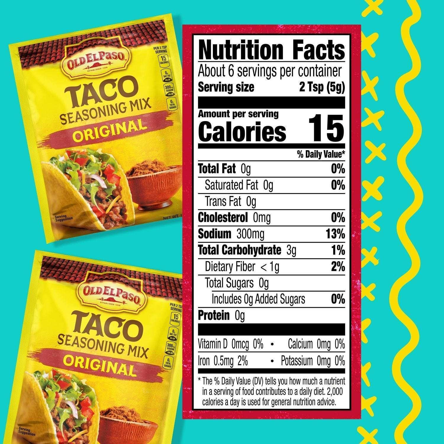 Old El Paso Original Taco Seasoning 1 oz., 10 pk. - Image 6