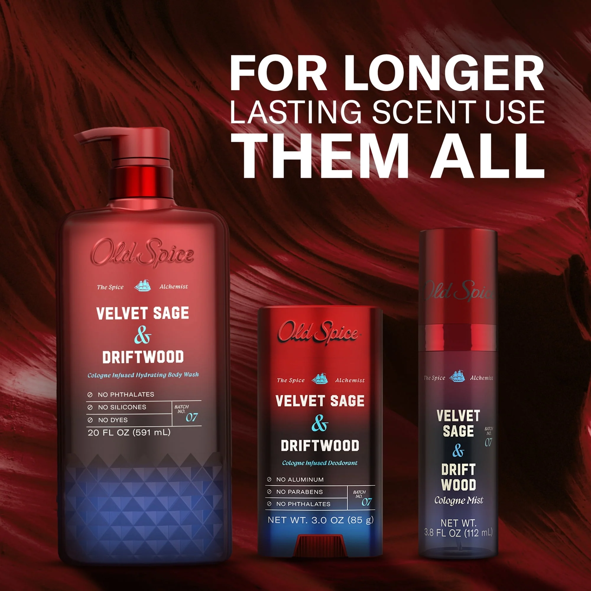 Old Spice Body Wash for Men, The Spice Alchemist Collection, Velvet Sage and Driftwood, 20oz - Image 11