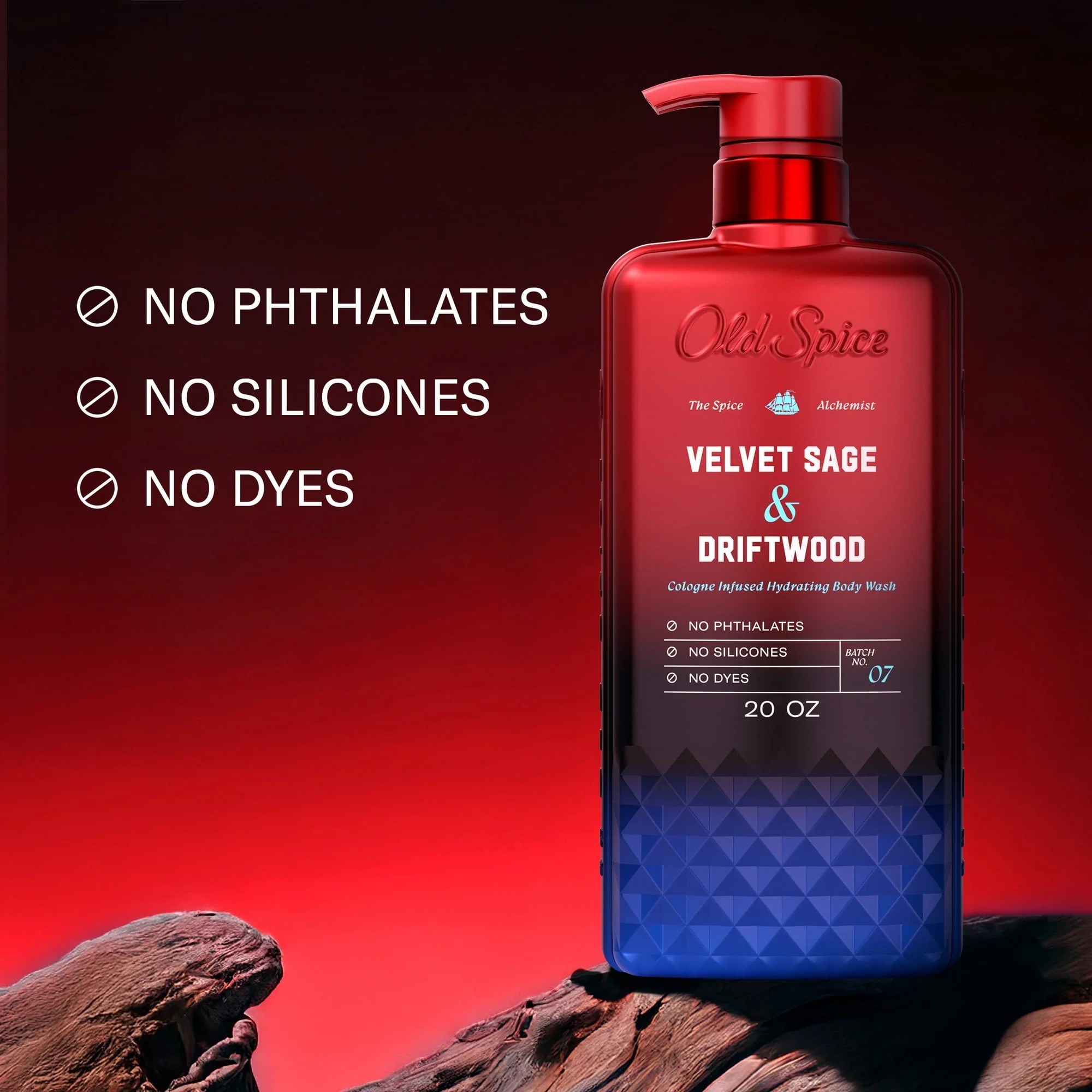 Old Spice Body Wash for Men, The Spice Alchemist Collection, Velvet Sage and Driftwood, 20oz - Image 3