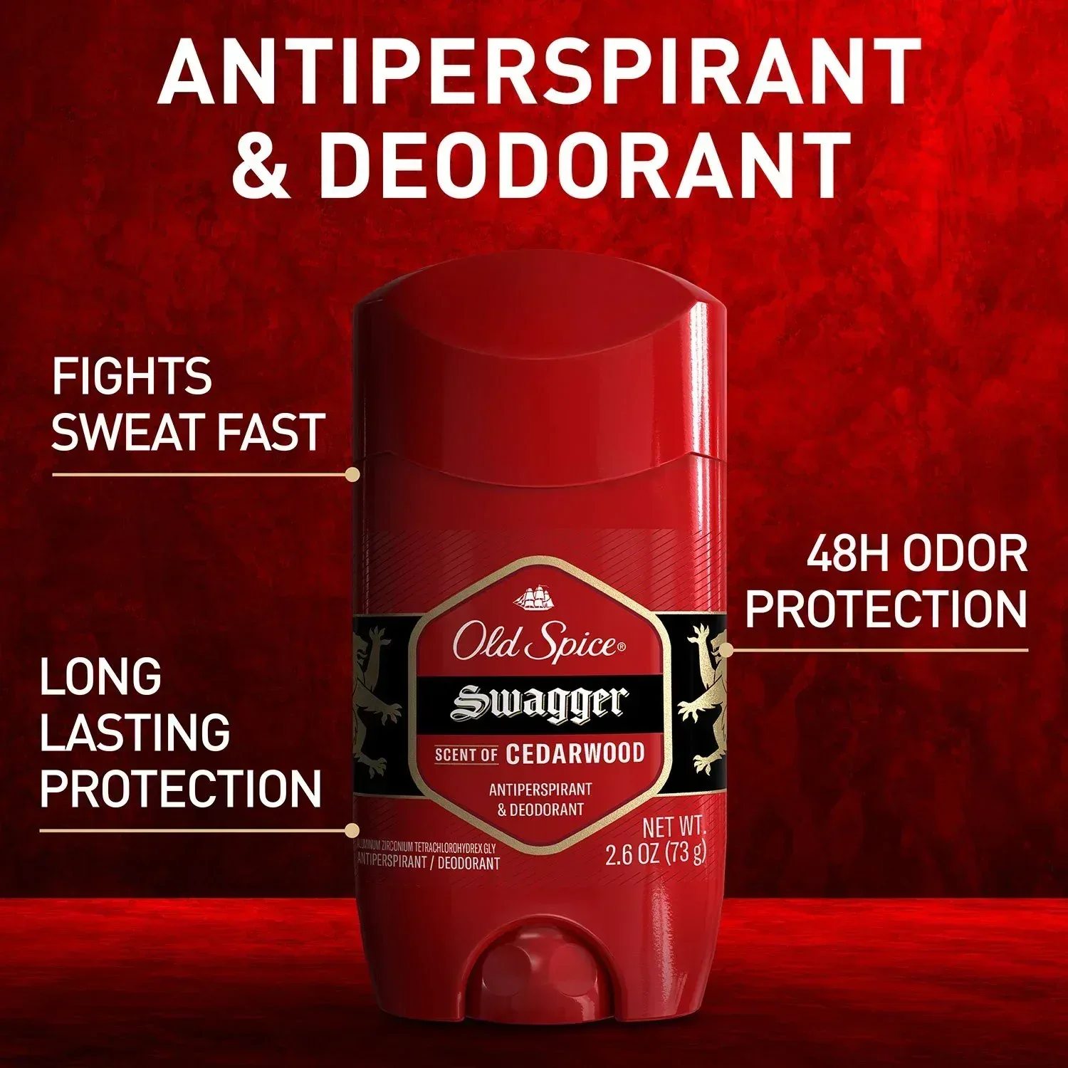 Old Spice Swagger Antiperspirant & Deodorant for Men, 2.6 oz., 5 pk. - Image 2