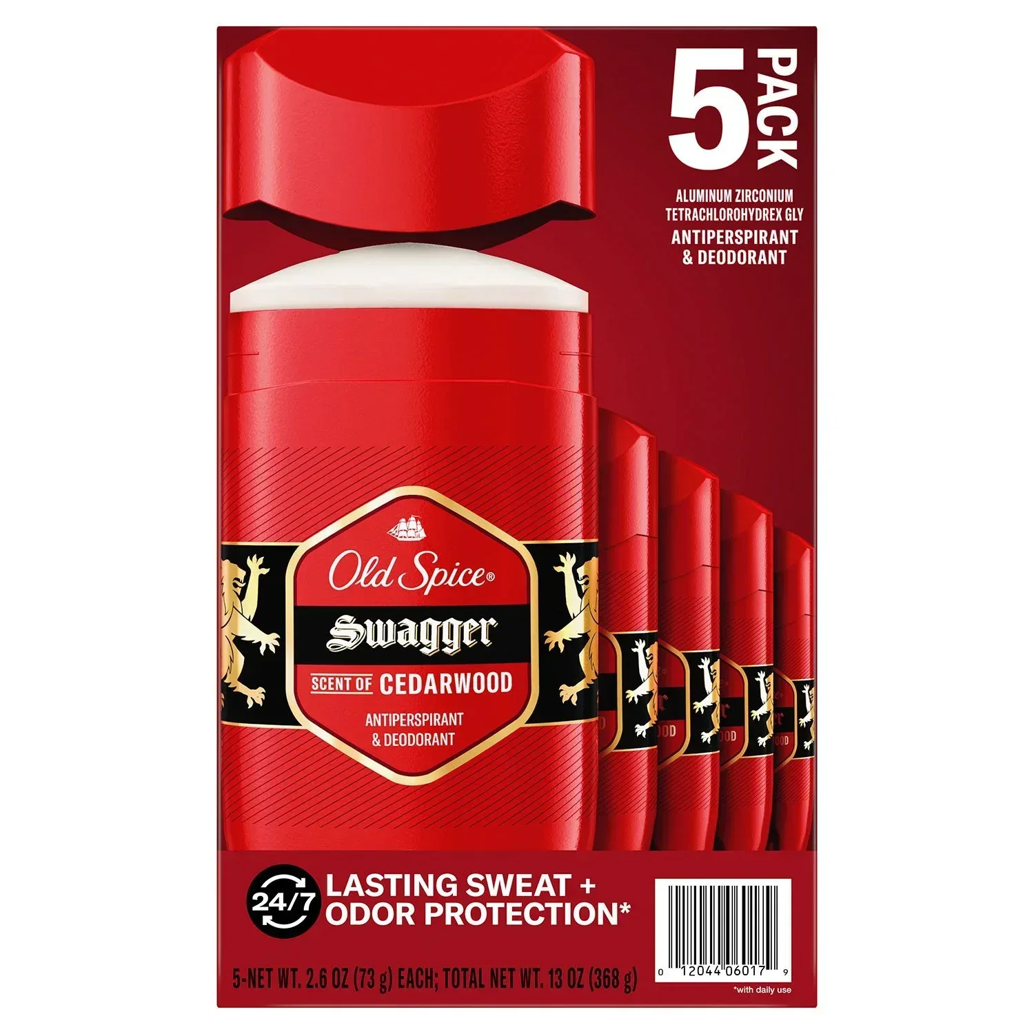 Old Spice Swagger Antiperspirant & Deodorant for Men, 2.6 oz., 5 pk. - Image 7
