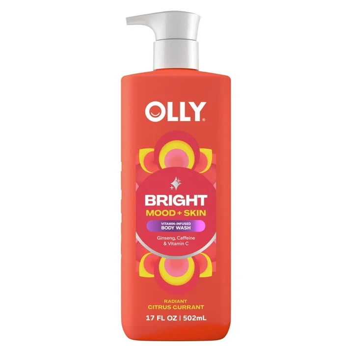 OLLY Bright Body Wash Repairs & Brightens Skin Citrus Currant, 17 oz - Image 10