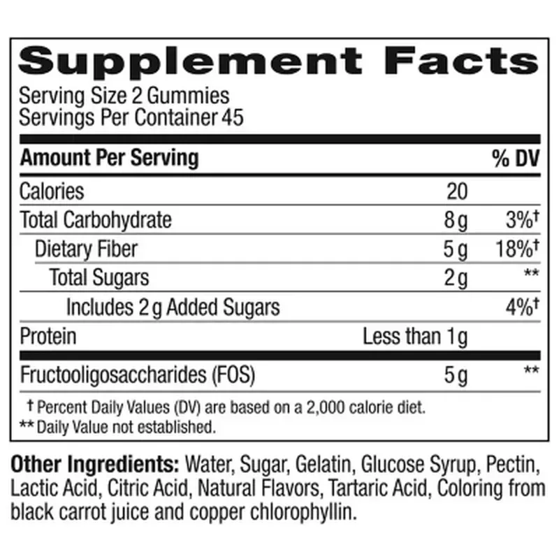 OLLY Fiber Gummy Rings 5G Prebiotic Fiber, Strawberry Watermelon (90 Ct.) - Image 3