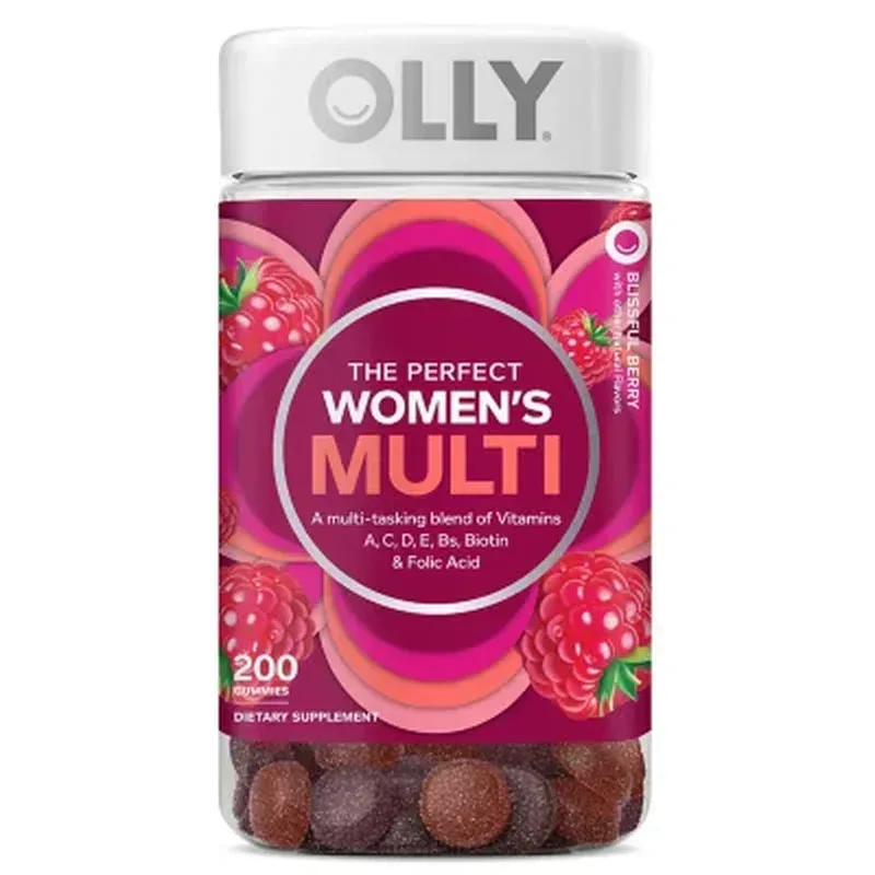OLLY Women'S Multivitamin Gummies, Health & Immune Support, Berry (200 Ct.)
