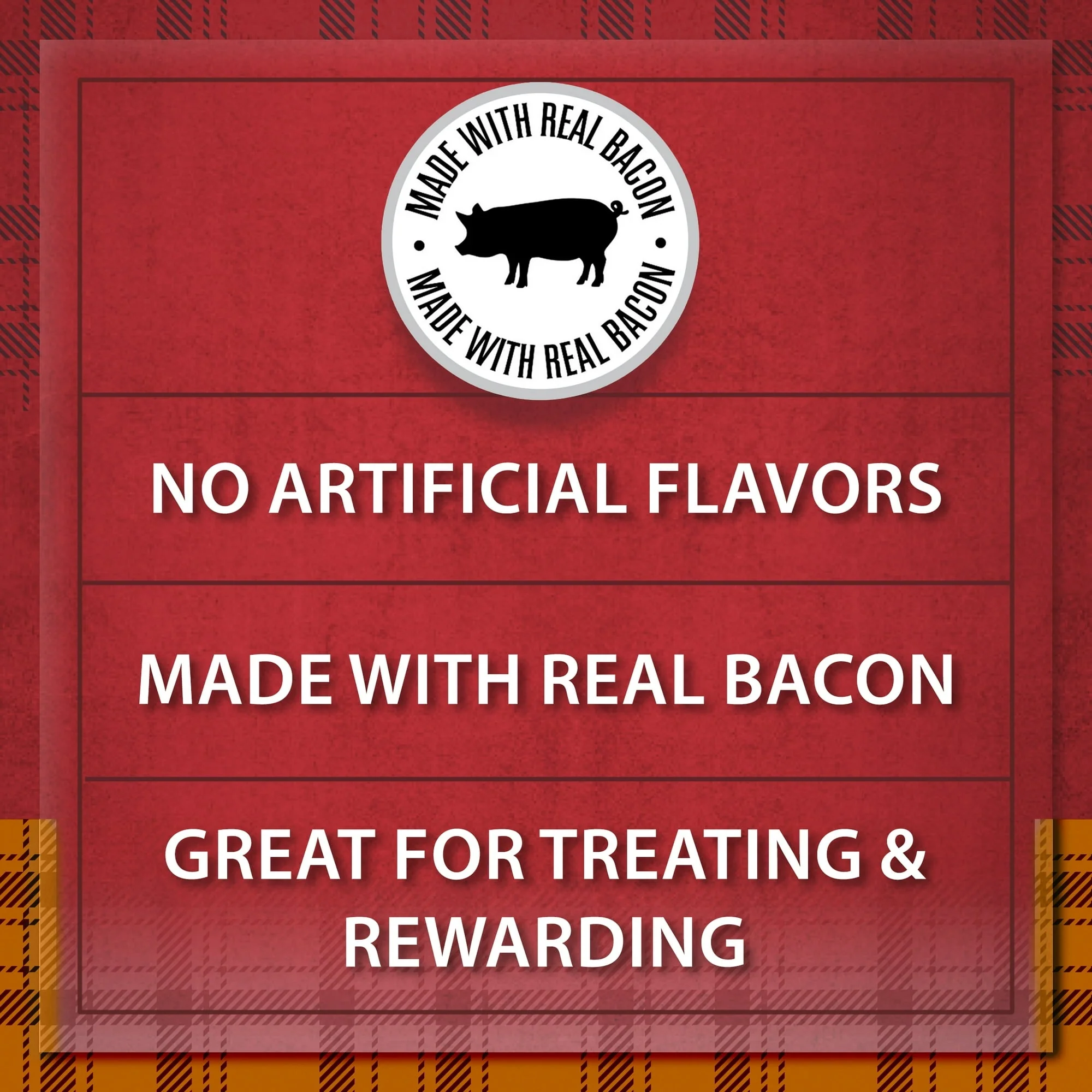 Ol'Roy Bark'n Bac'n Dog Treats with Real Bacon Chews, 25 oz Box (2 Count) - Image 7