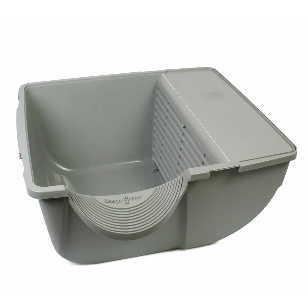 Omega Paw Regular Size Premium Self-Cleaning Litter Box, Blue - Image 5