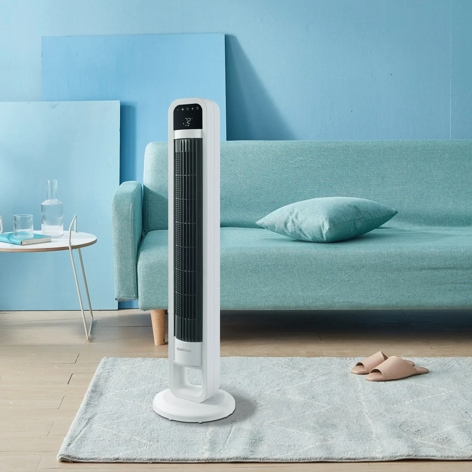 OmniBreeze Tower Fan with Internal Oscillation and Wi-Fi - Image 4