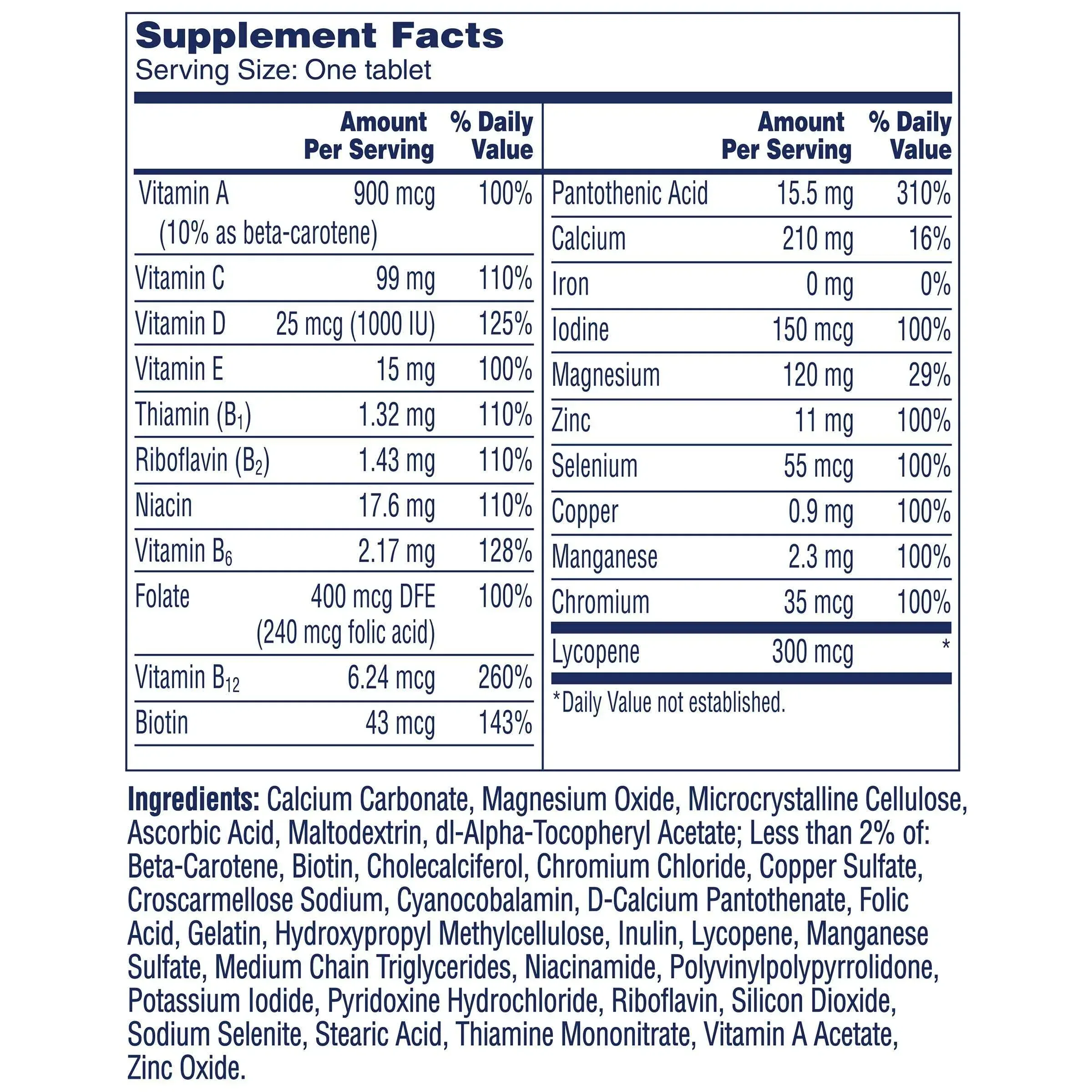 One A Day Men's Multivitamin, 300 Tablets - Image 3