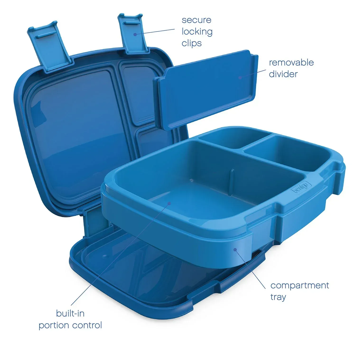 One Bentgo Fresh and One Bentgo Kids Lunch Box, Choose Color - Image 2