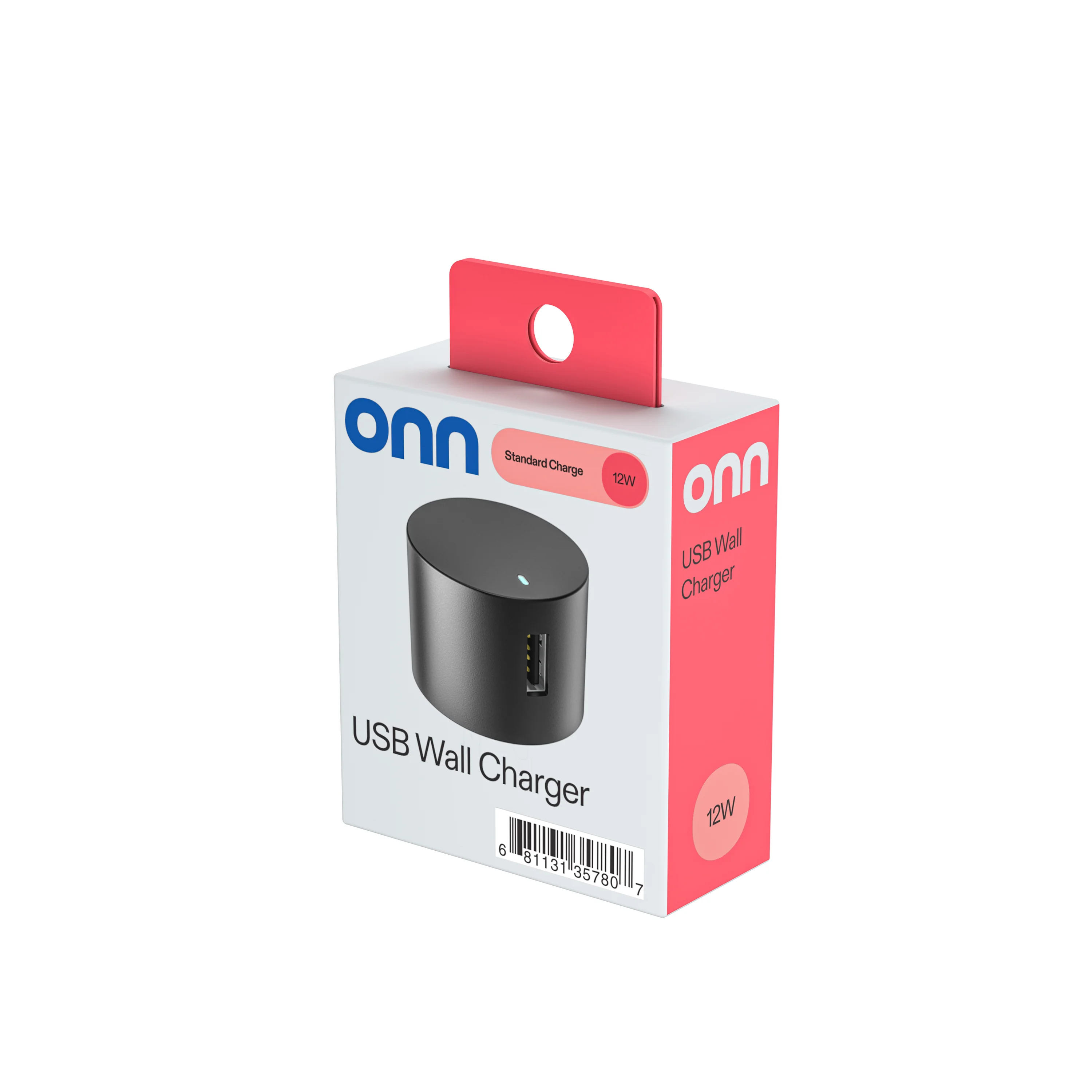 onn 12W Single USB-A Port Wall Charger, Foldable Plug, Black - Compatible with iPhone, Samsung Galaxy, Note, Pixel Devices iPad Pro, & More - Image 6