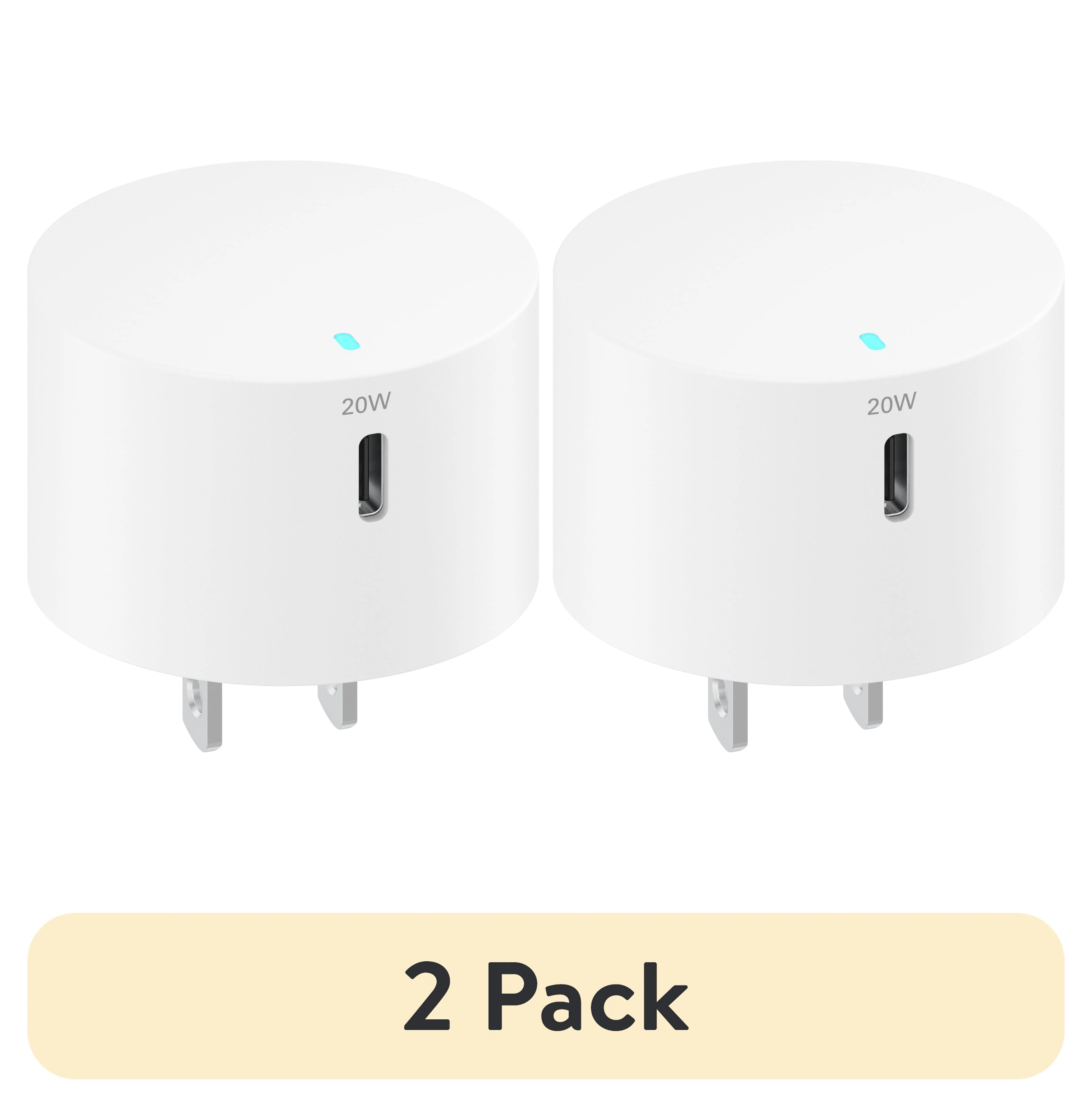 onn 20W Single USB-C Port Wall Charger, Fast Charging, USB-IF Certified, Foldable Plug, White - Compatible with iPhone 17/16/15 Series, Samsung Galaxy, Note, Pixel Devices iPad Pro, & More - Image 10