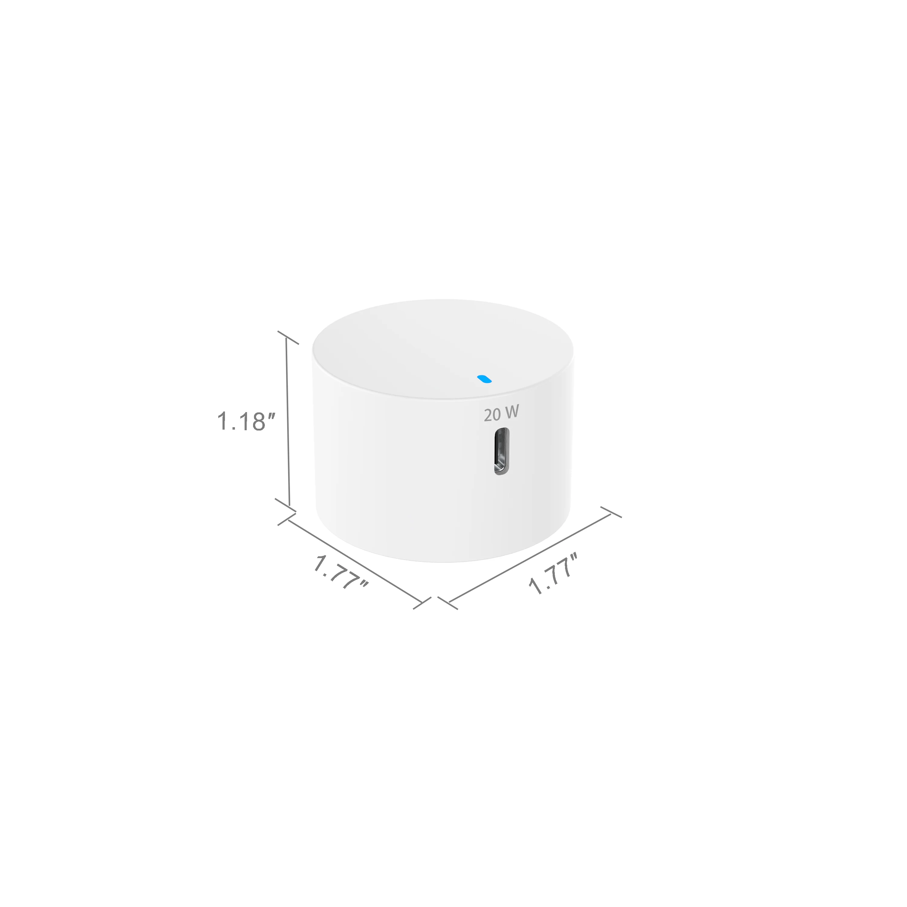 onn 20W Single USB-C Port Wall Charger, Fast Charging, USB-IF Certified, Foldable Plug, White - Compatible with iPhone 17/16/15 Series, Samsung Galaxy, Note, Pixel Devices iPad Pro, & More - Image 12