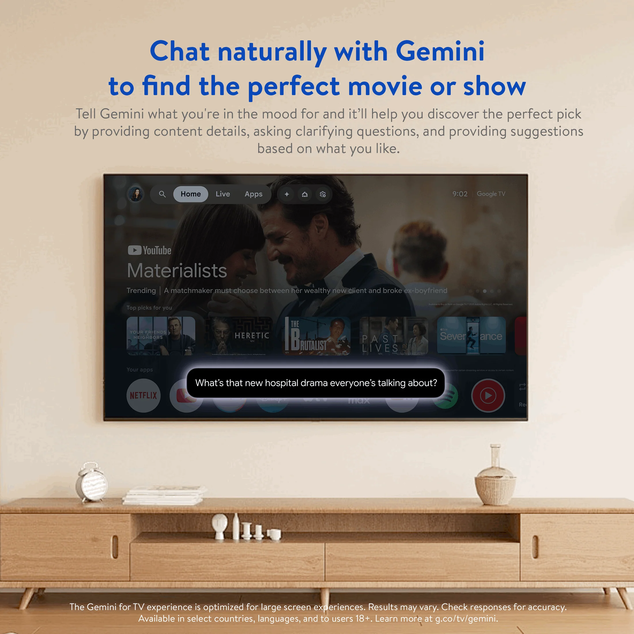 onn 4K Pro Streaming Device, Google TV with Gemini (NEW 2026 Model) - Ultra-fast Streaming, Stunning 4K UHD, 32GB Storage, 3GB RAM, Dolby Vision & Atmos, Find My Remote with Backlight, Ethernet Port - Image 5