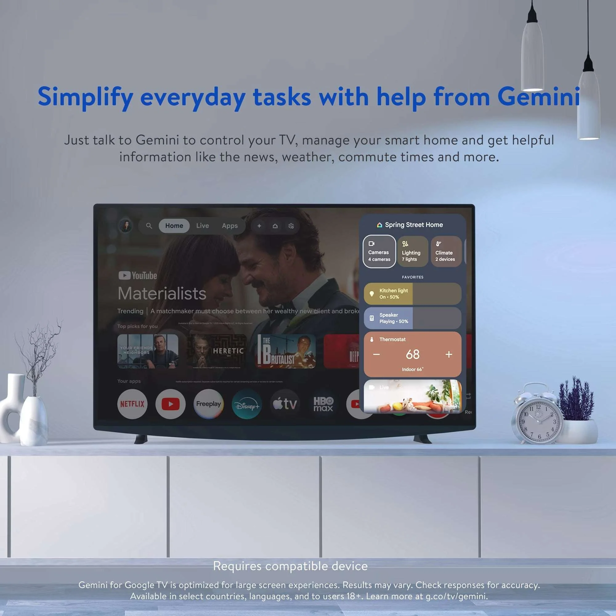 onn 4K Streaming Device, Google TV with Gemini (NEW 2026 Model) - Fast Streaming, Ultra HD, 8GB Storage, 2GB RAM, Remote With Voice Control - U.S. Compatible only - Image 5
