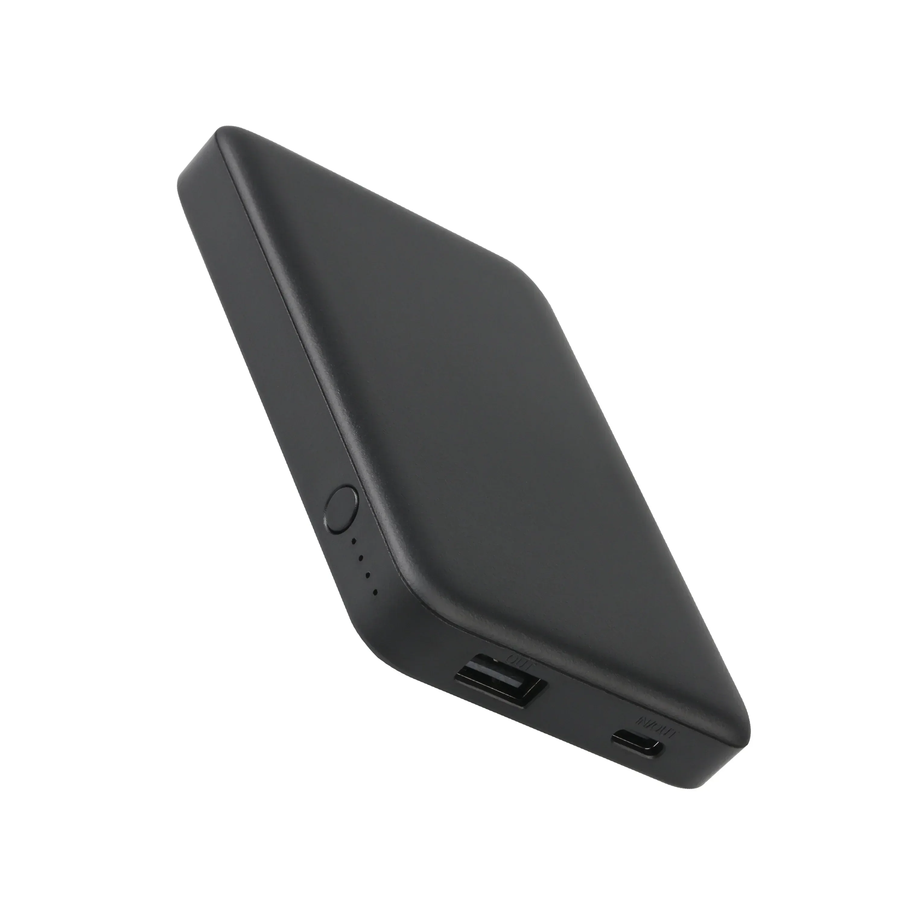 onn 5000mAh Portable Power Bank with USB-C and USB-A ports, Compact Size, LED Indicator Lights, Black - Compatible with iPhone, iPad, AirPods, Samsung Galaxy, Note, Pixel & More - Image 2