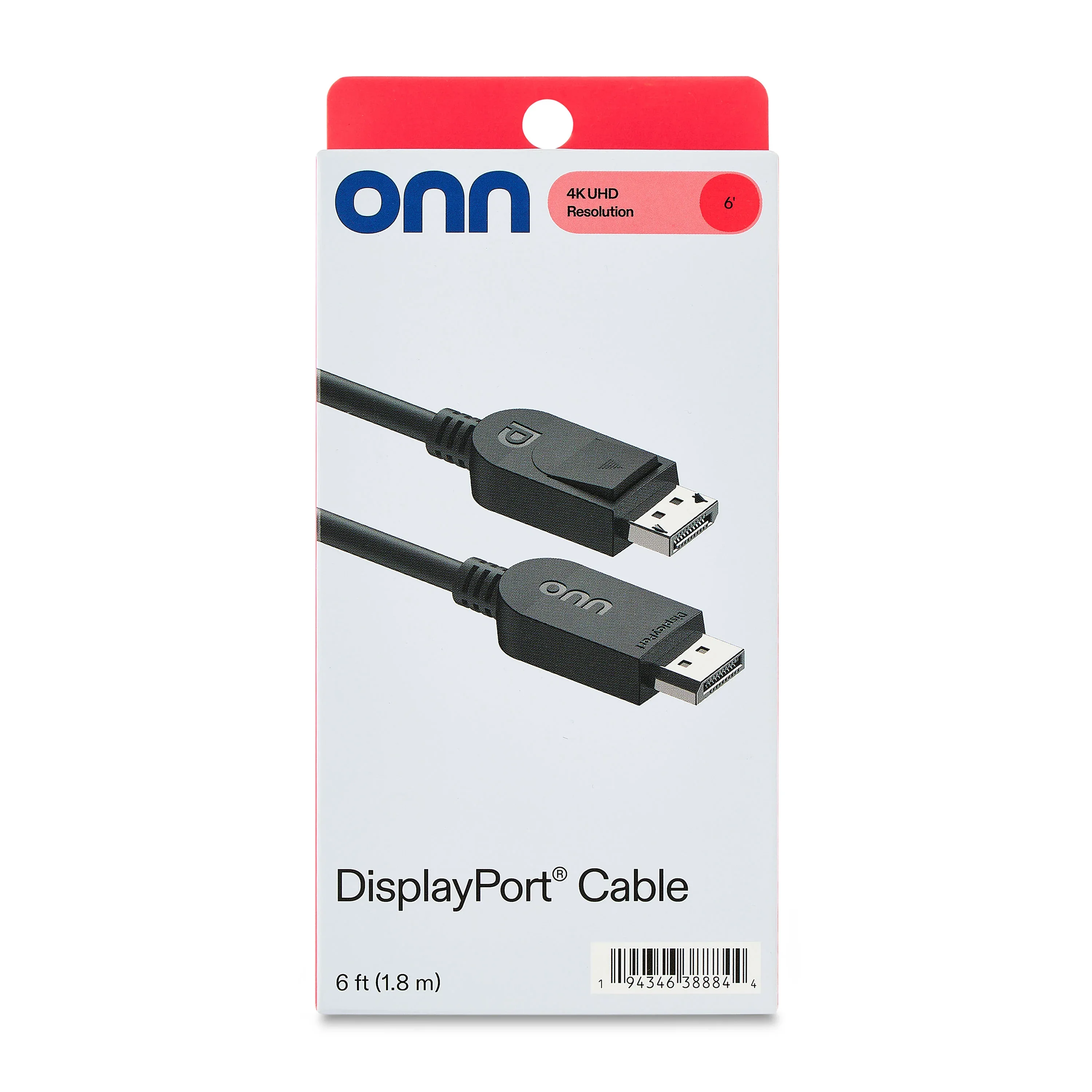 onn 6’ DisplayPort Cable - Image 9