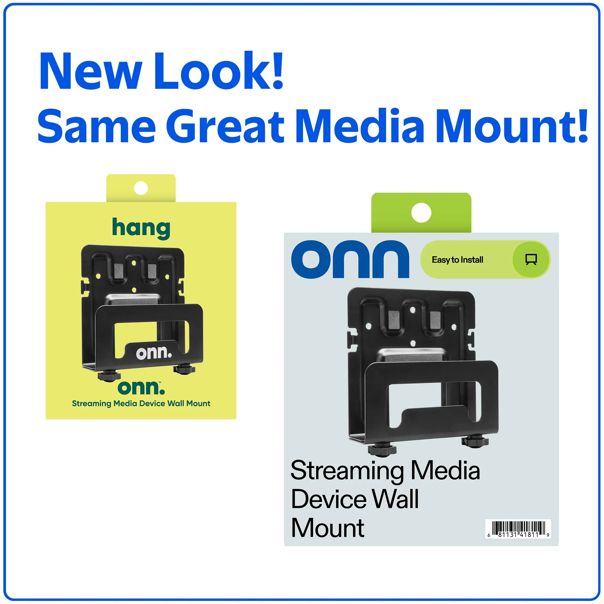 Onn Adjustable Wall Mount for most Streaming Devices, Black - Image 3
