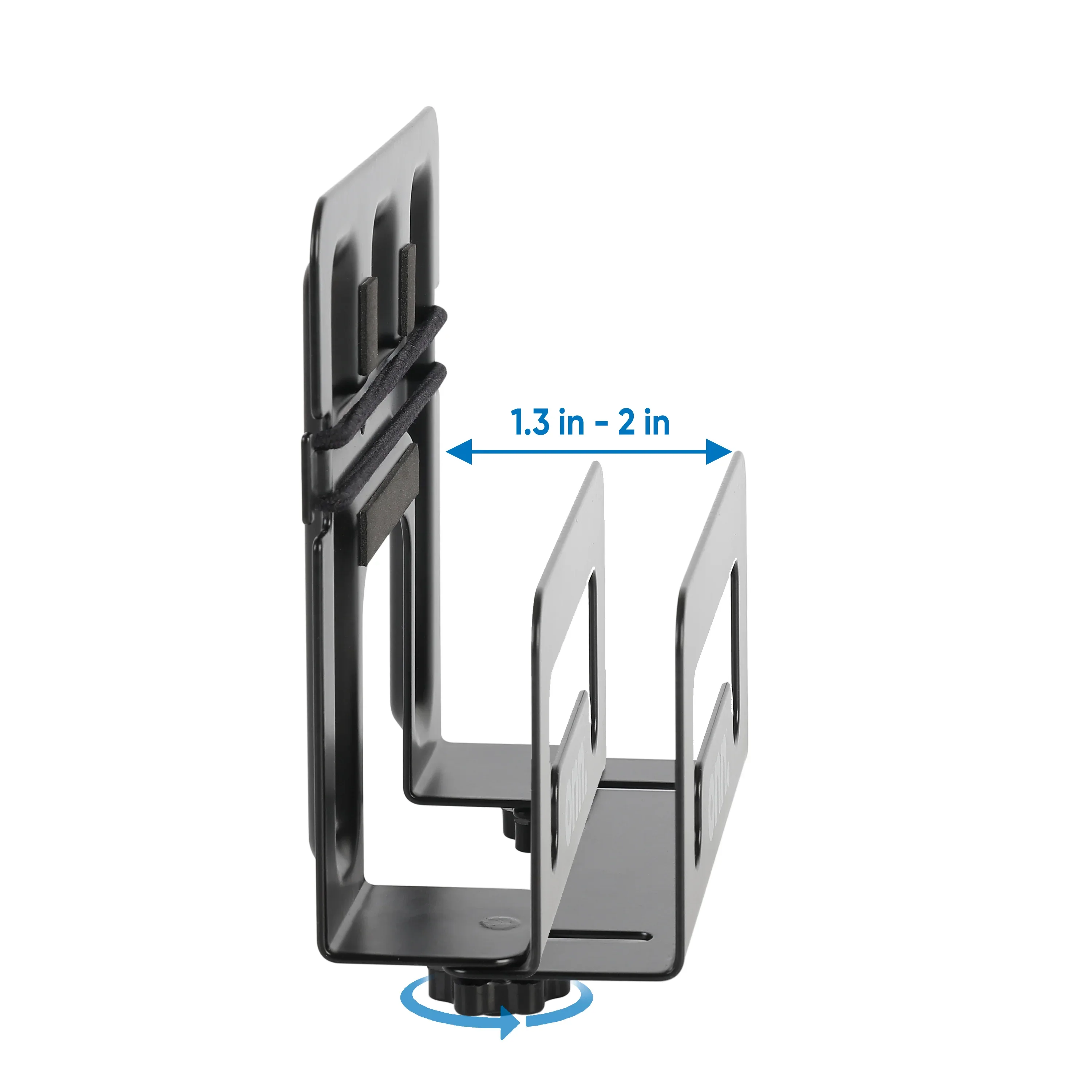 Onn Adjustable Wall Mount for most Streaming Devices, Black - Image 4