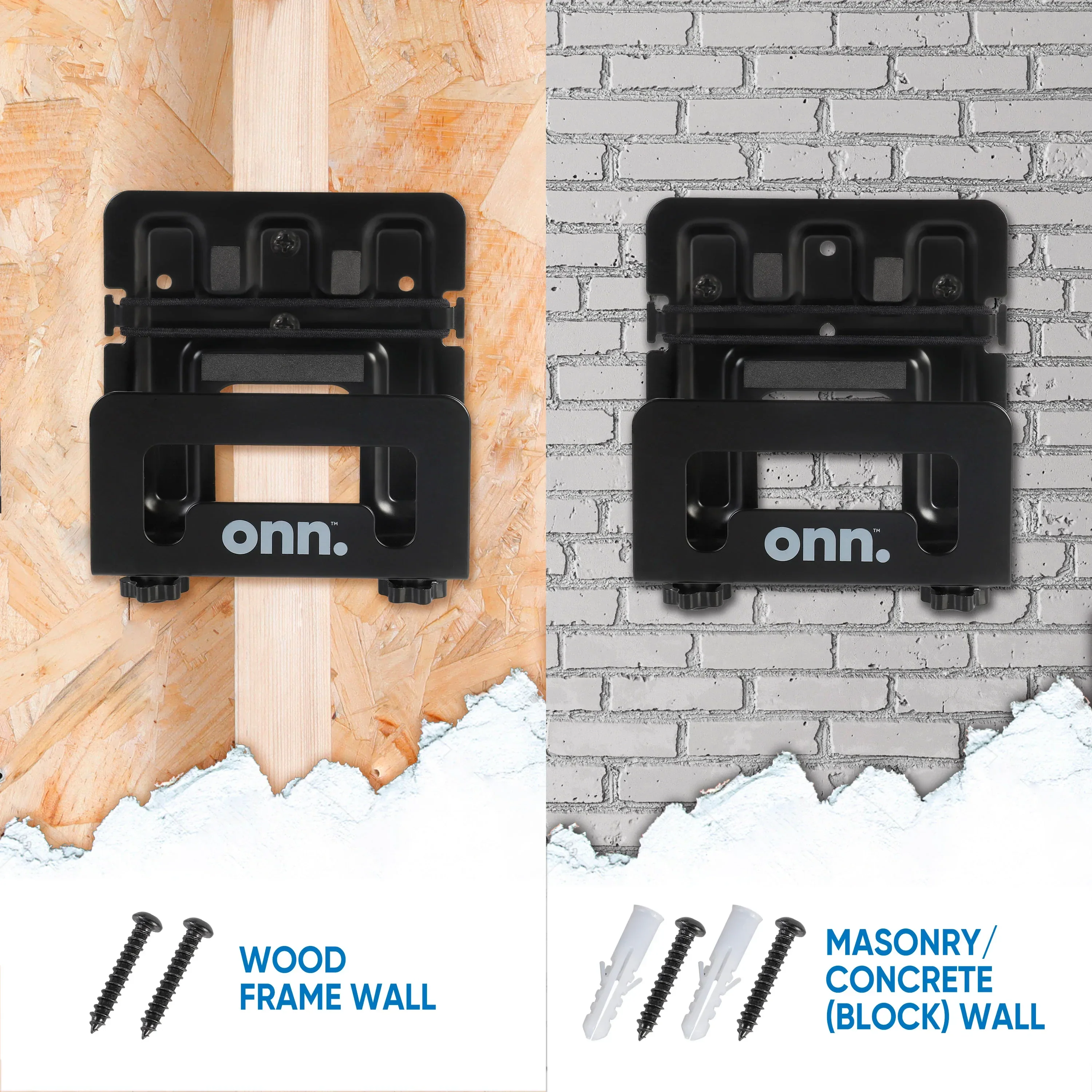 Onn Adjustable Wall Mount for most Streaming Devices, Black - Image 8