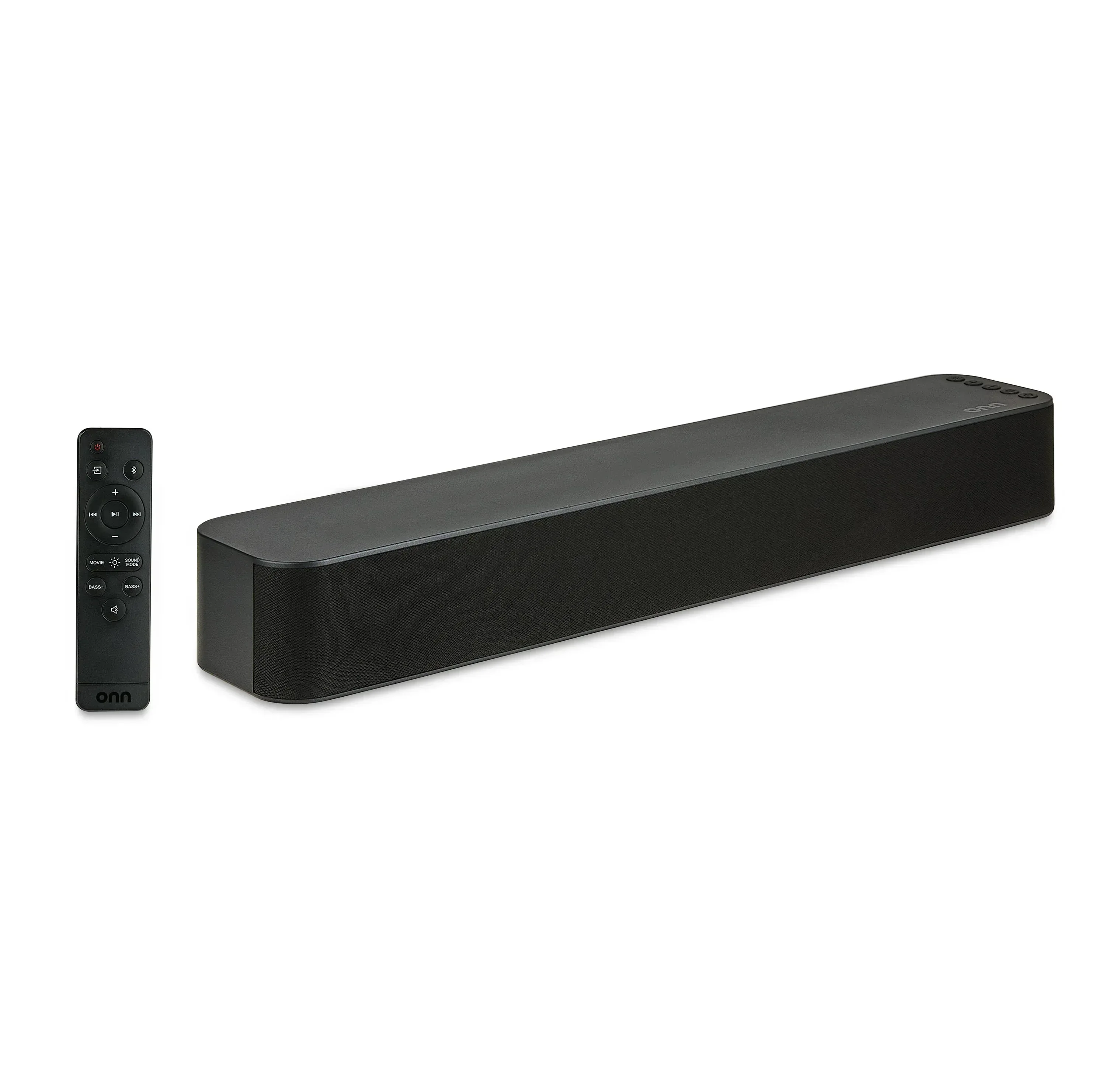onn Bluetooth 2.0 Channel Soundbar with Multi-Color LED Lighting, 20", Black
