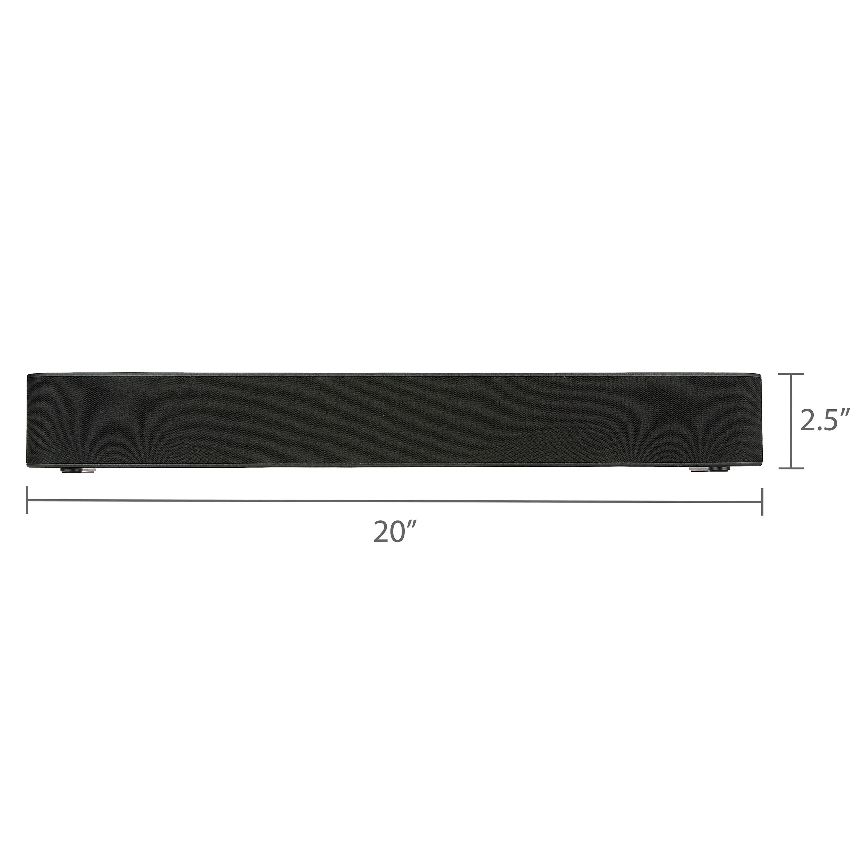onn Bluetooth 2.0 Channel Soundbar with Multi-Color LED Lighting, 20", Black - Image 6