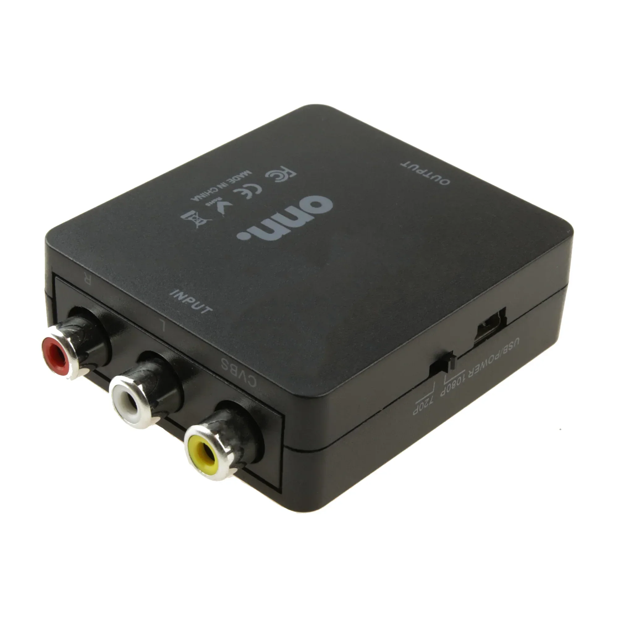 onn Composite AV to HDMI Converter, Black - Image 8