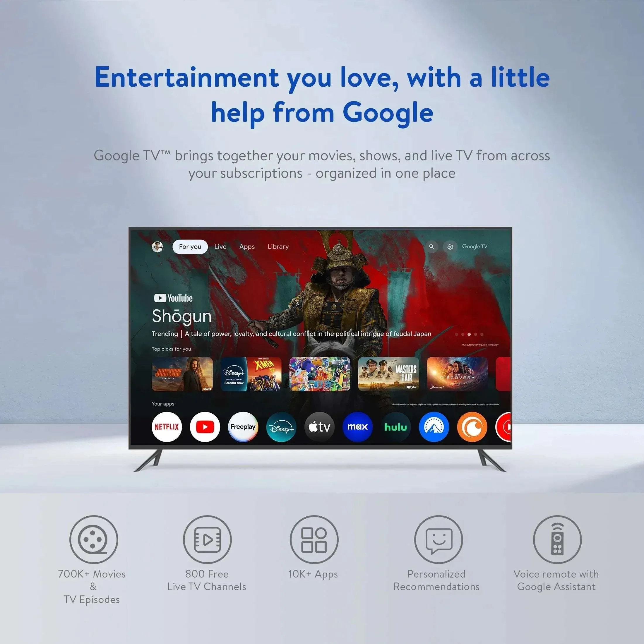 onn Full HD Streaming Device, Google TV - Fast Streaming, 8GB Storage, 1.5GB RAM, Remote with Voice Control - Image 8