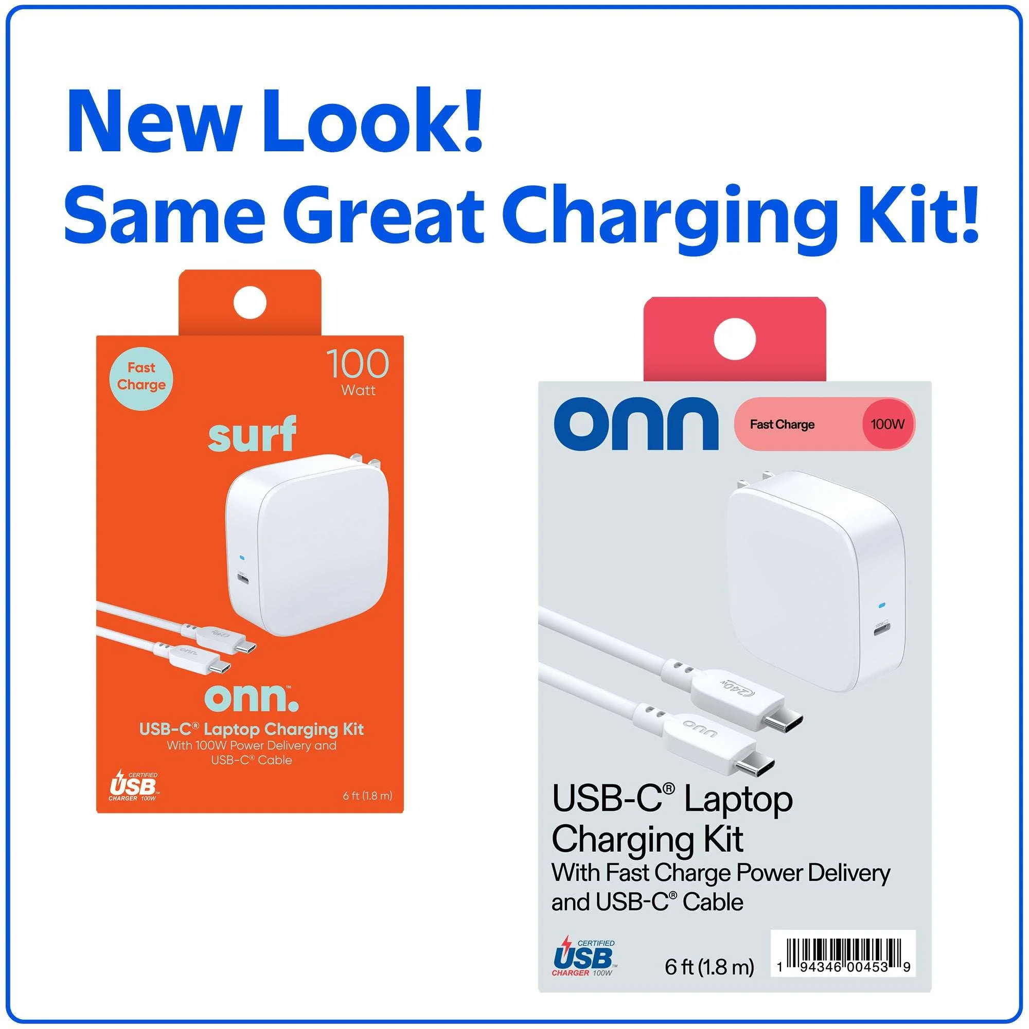 onn GAN 100W Laptop Charger Compatible for Apple, Dell, HP, Asus, Acer, Lenovo, Samsung White - Image 4