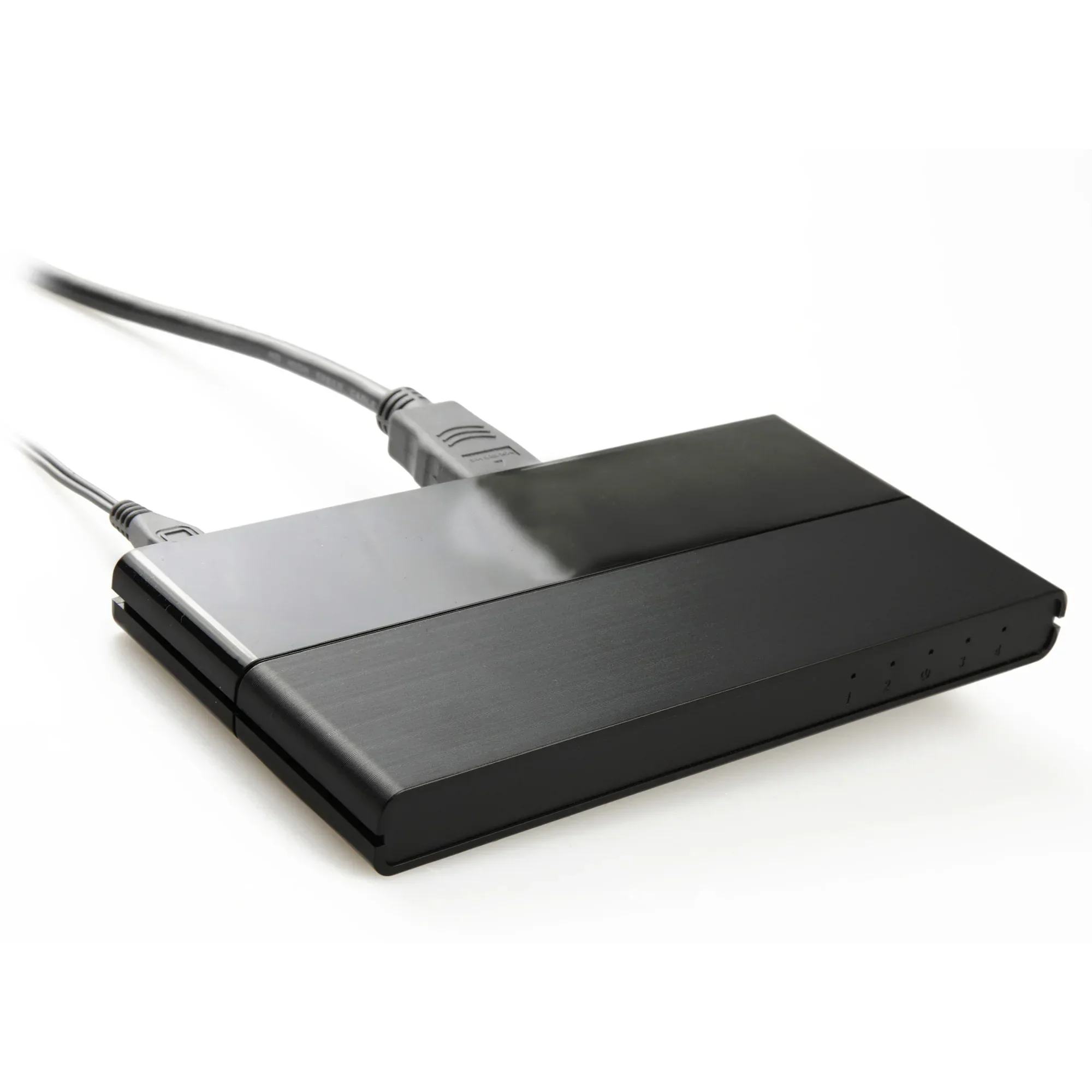 onn HDMI 4-Way Splitter, Black - Image 6