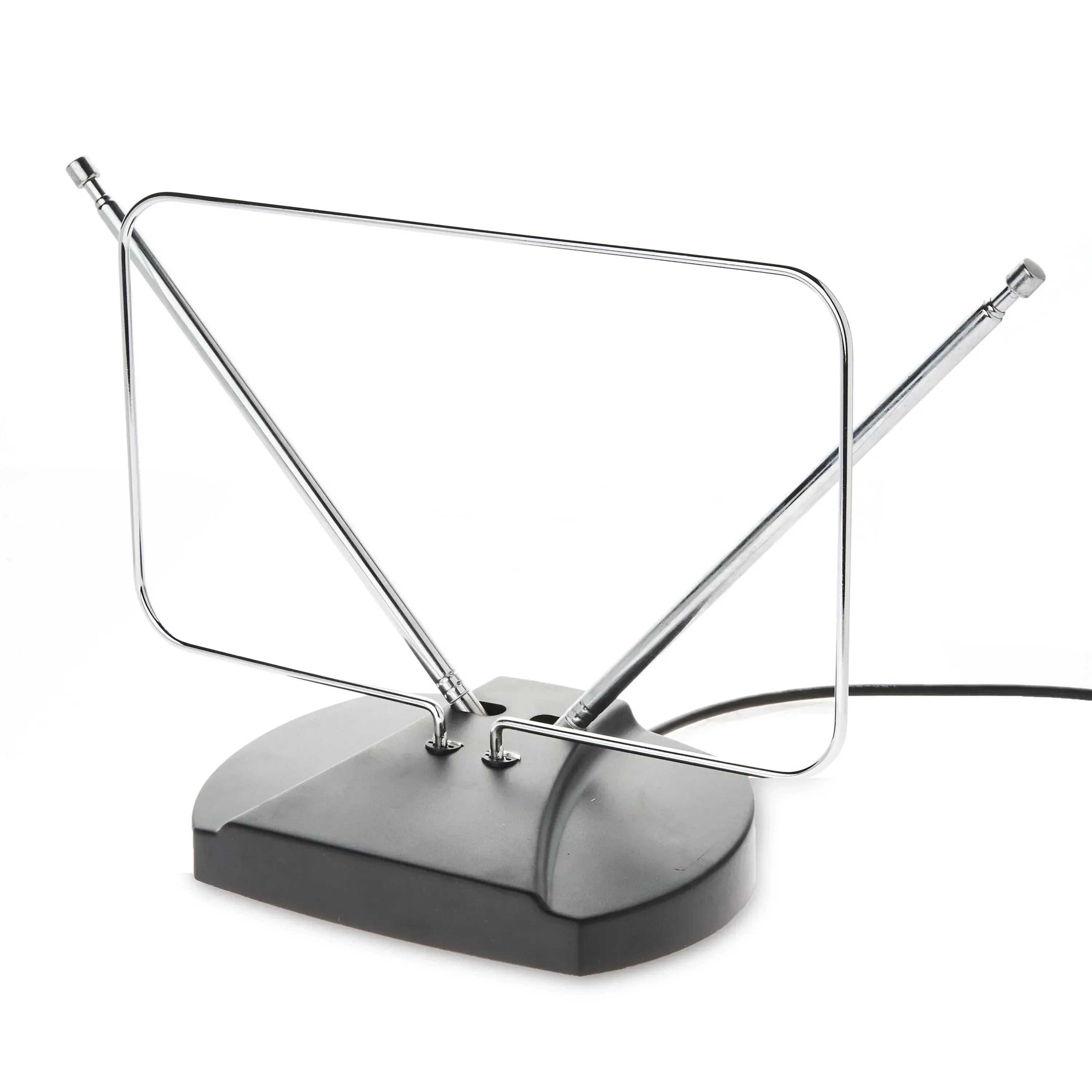 onn Indoor TV Antenna with Easy Adjust, 20 Miles Range, Includes Coaxial Cable, Supports NextGen TV, 4K/8K HD, UHF and VHF - Image 2