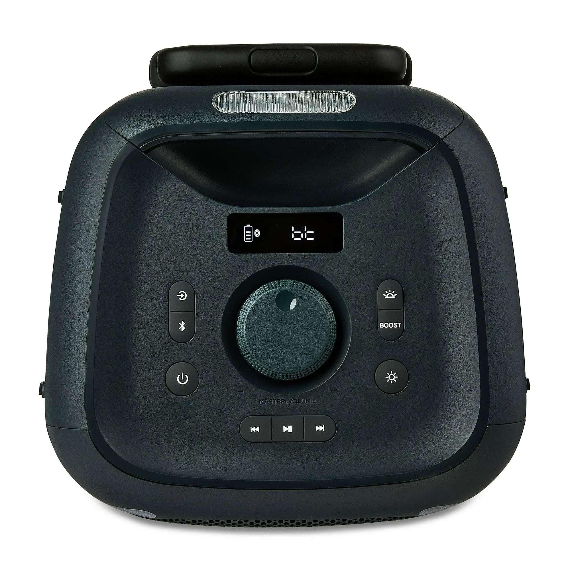 onn. Large Party Speaker Gen 2 with LED Lighting - Image 4