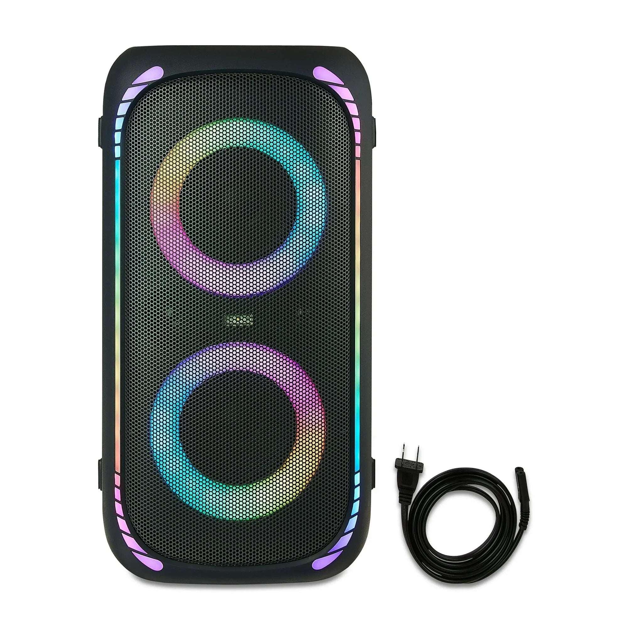 onn. Large Party Speaker Gen 2 with LED Lighting - Image 5