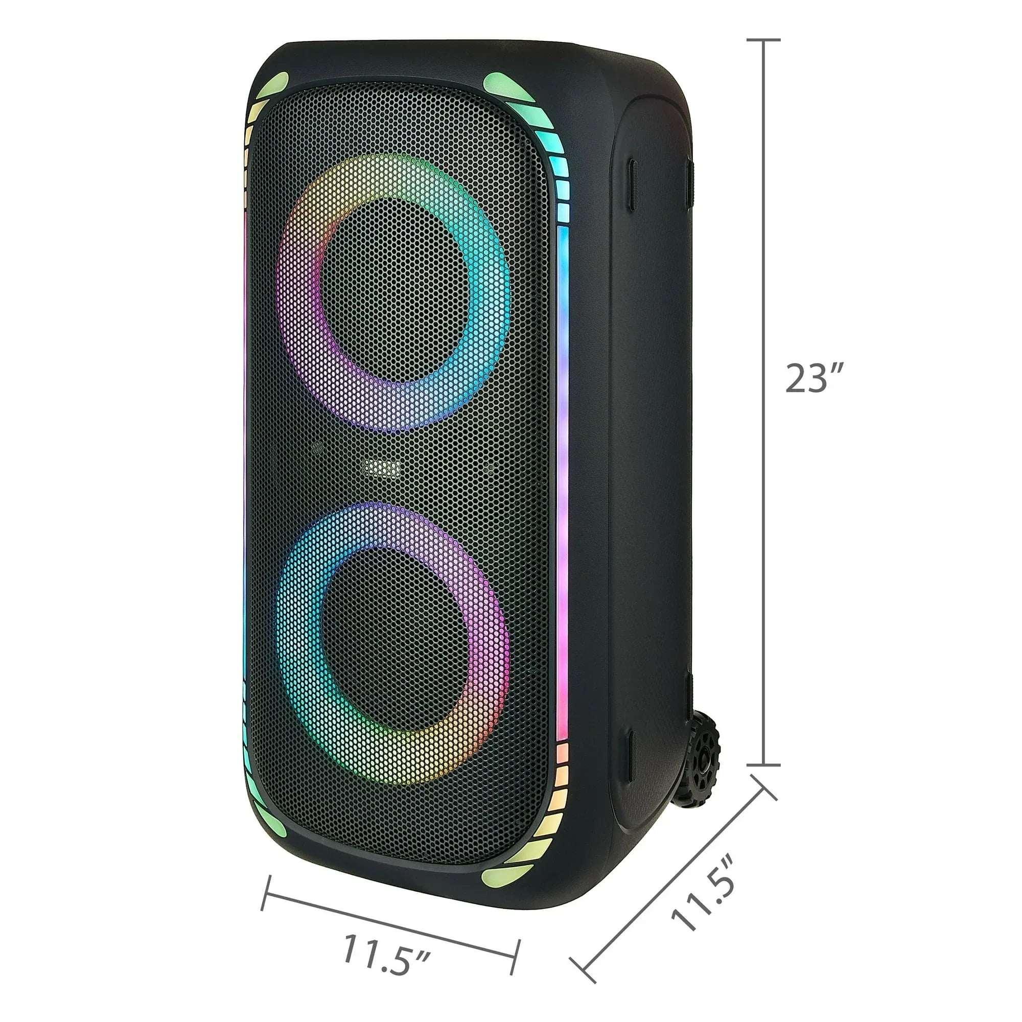 onn. Large Party Speaker Gen 2 with LED Lighting - Image 7