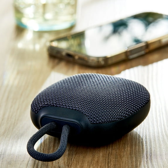 onn Mini Rugged Speaker with Bluetooth Wireless Technology, Gray - Image 5